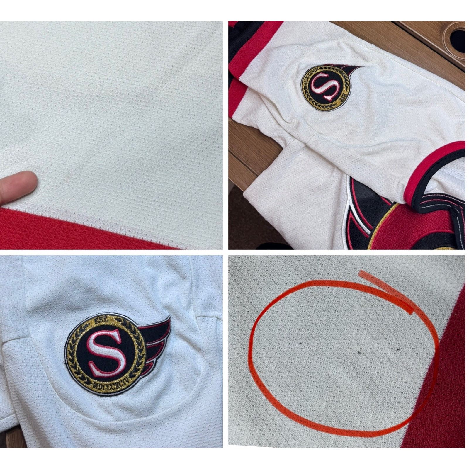 Ccm Vintage OTTAWA SENATORS CCM Hockey Jersey - Mens Medium Size US M / EU 48-50 / 2 - 10 Thumbnail
