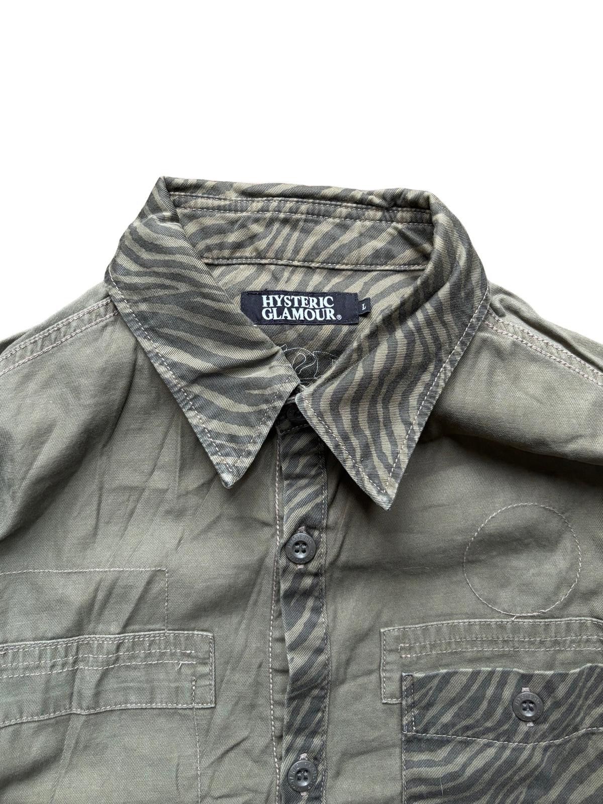 Hysteric Glamour Hysteric Glamour Zebra Panel Shirt Jacket L Size US L / EU 52-54 / 3 - 3 Thumbnail