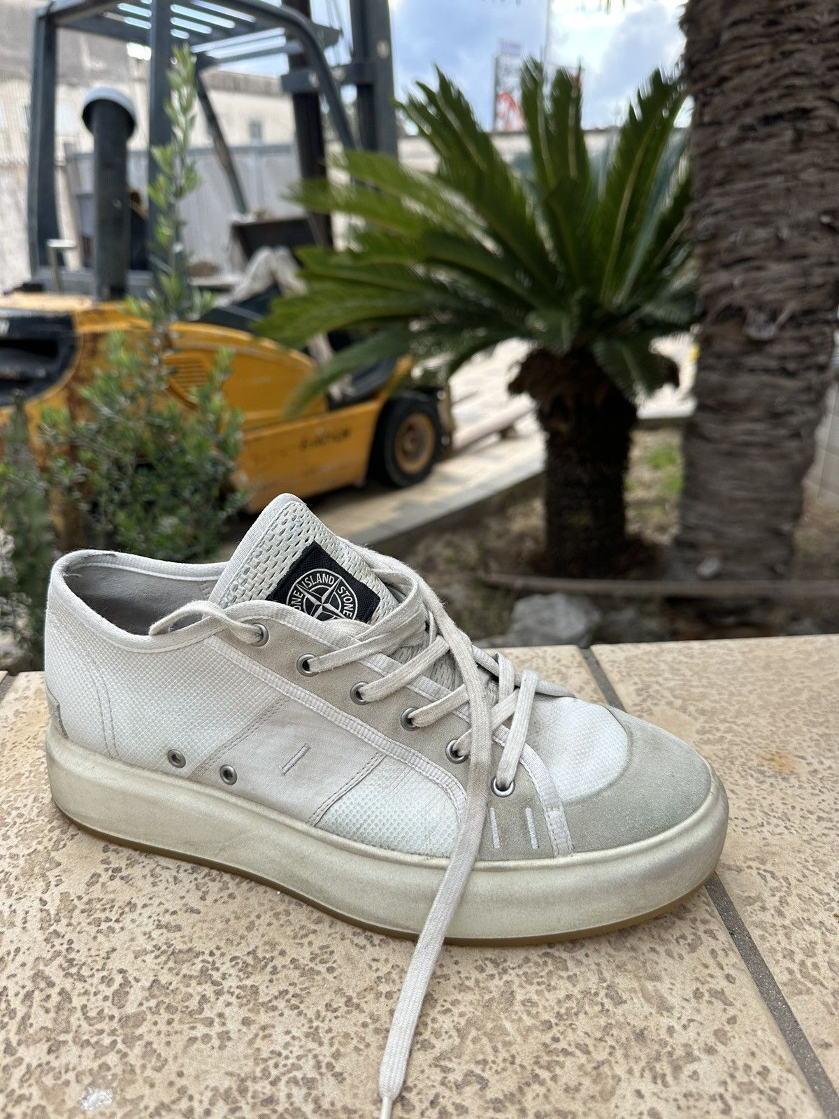 Ecco × Stone Island Stone Island x ECCO White Shoes Sneakers 42 size Size US 9 / EU 42 - 2 Thumbnail