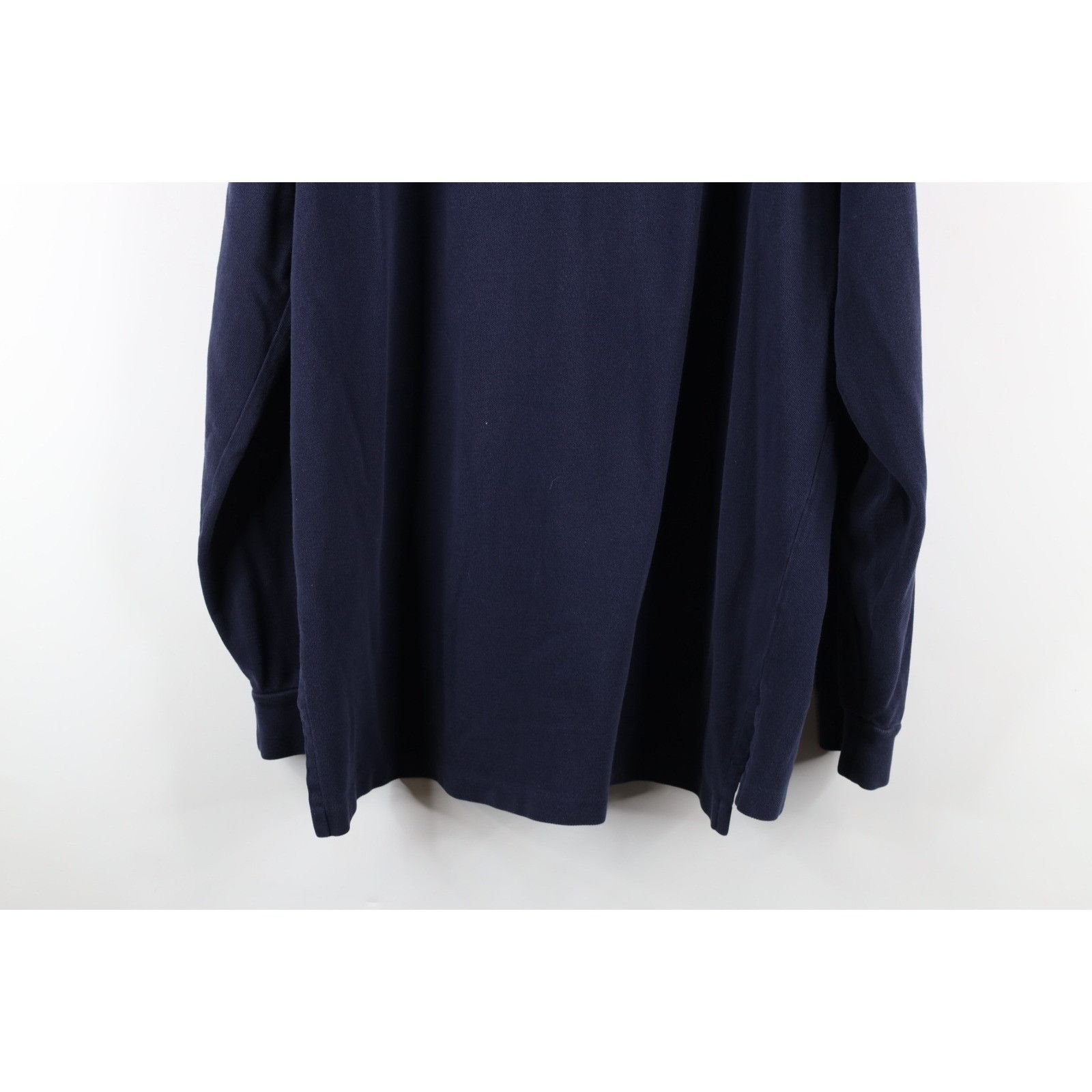 Polo Ralph Lauren Vintage 90s Ralph Lauren Faded Long Sleeve Rugby Polo Size US XL / EU 56 / 4 - 11 Thumbnail