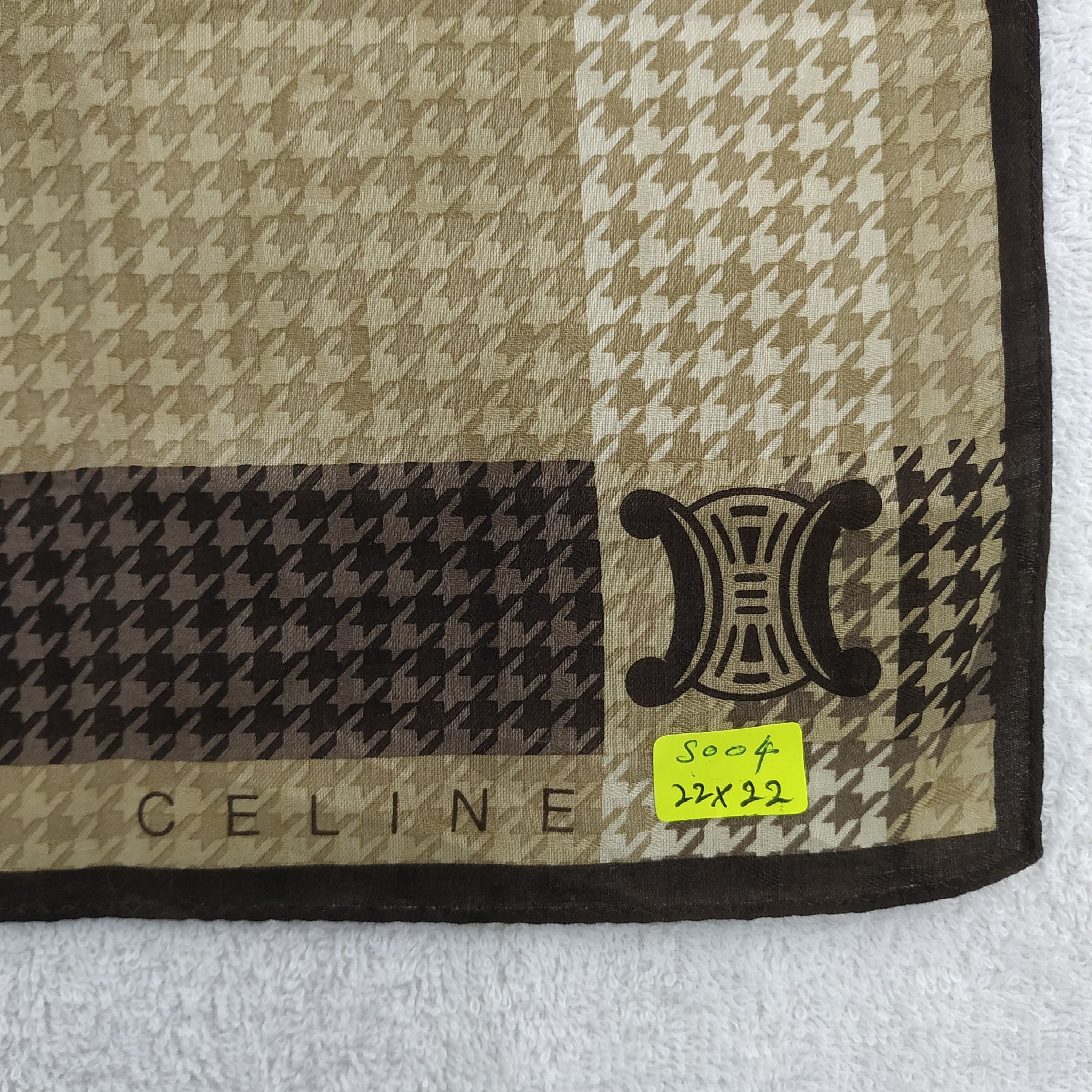 Celine × Vintage Celine Bandana / Handkerchief / Neckerchief - S004 Size ONE SIZE - 5 Thumbnail