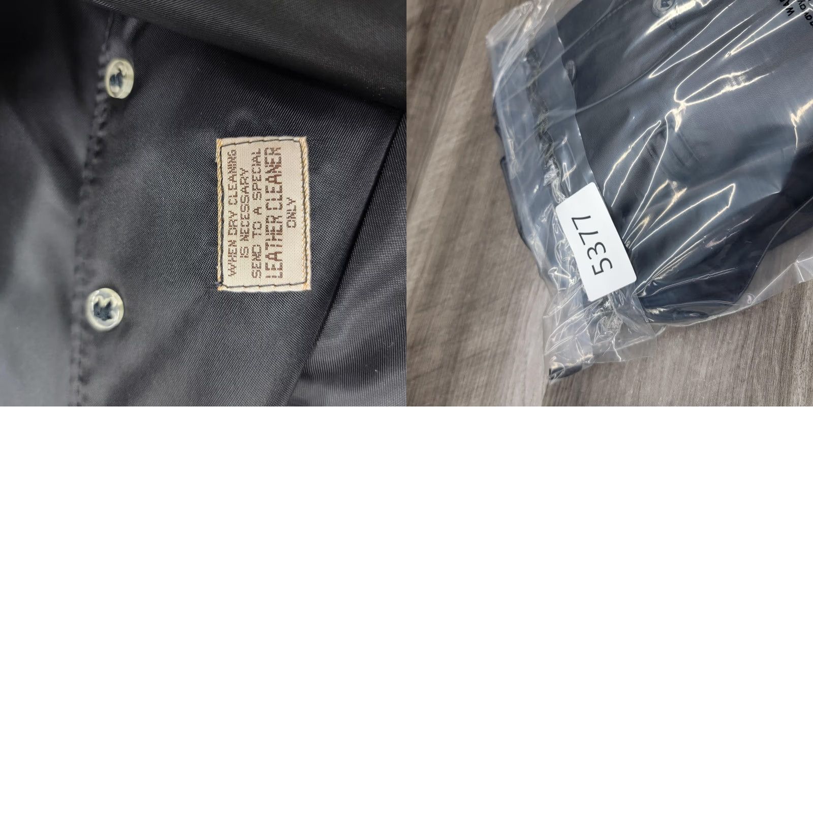 Vintage Remy Vest Mens 42 Black Leather Western Cowboy Button Pockets Lined Dress Vest Size US XS / EU 42 / 0 - 8 Thumbnail