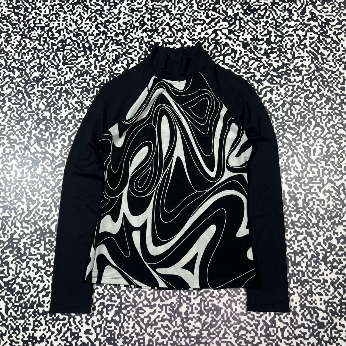 Japanese Brand Vintage Y2K Japanese Abstract Print Retro Style Longsleeve Size M / US 6-8 / IT 42-44 - 3 Thumbnail