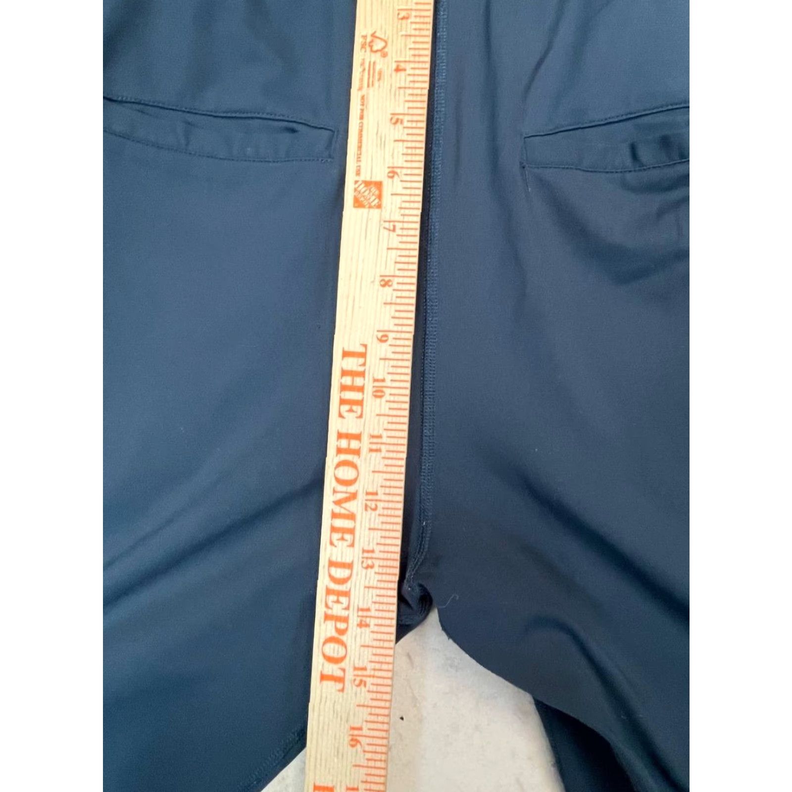 Vintage Alphalete Pants Mens Medium Blue Tech Joggers Performance Work Out Slash Pocket Tapered Regular Knit Polyester Exam: No extra text, just title. Size US 31 - 5 Thumbnail