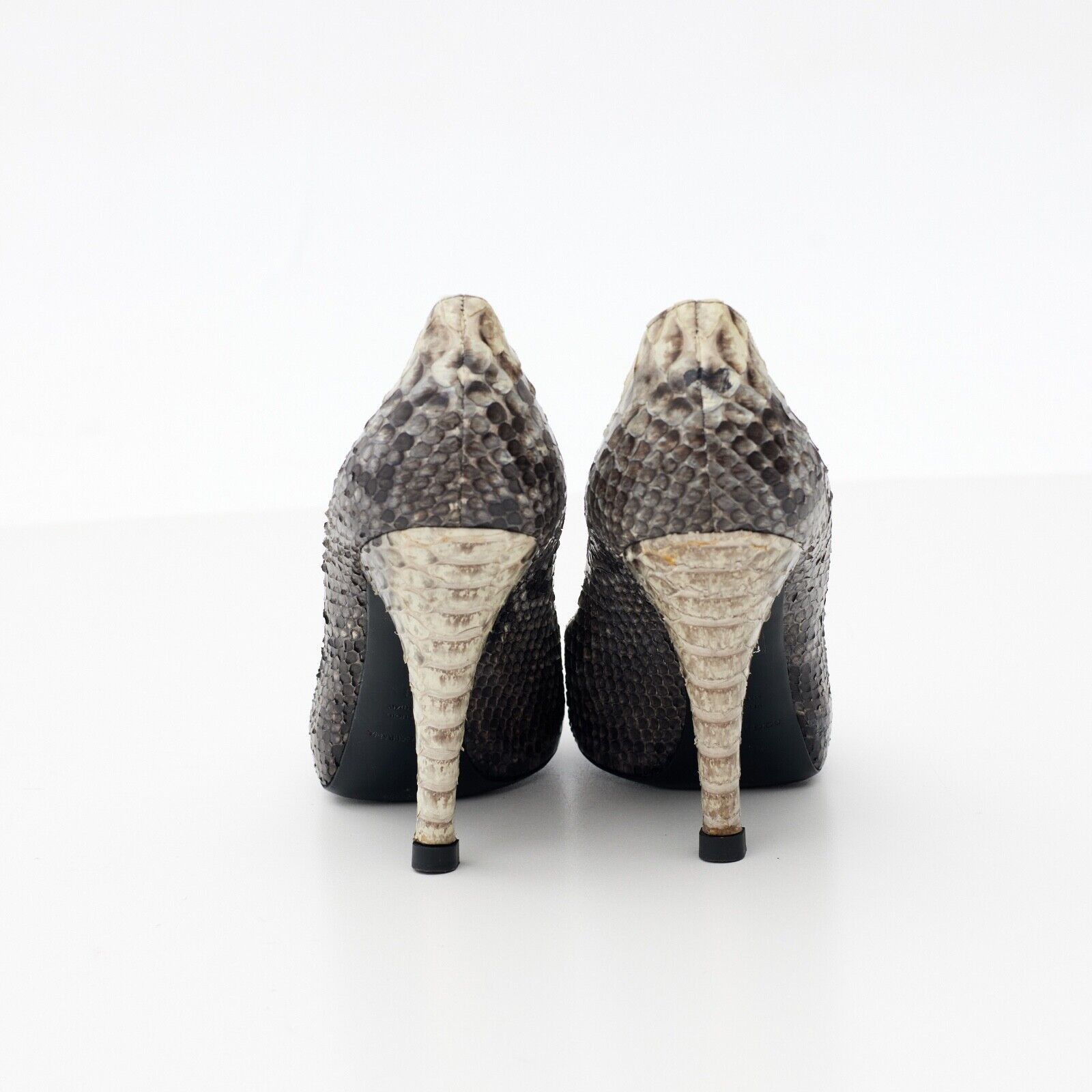 Dolce & Gabbana Dolce&Gabbana Python Leather Heels Size US 9 / IT 39 - 4 Thumbnail