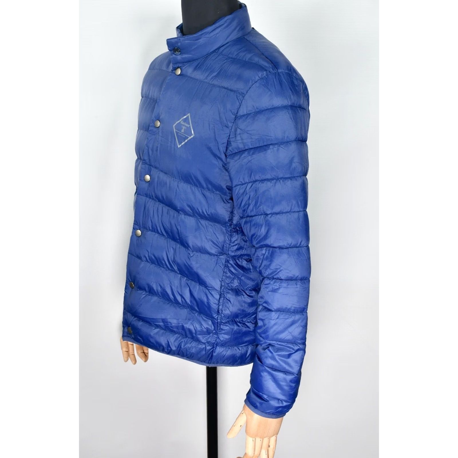 Barbour BARBOUR Beacons Sergant Quilt Puffer Jacket Mens M Barbour FIBREDOWN Beacon Sergant Quilt Puffer Jacket Mens M Blue XS? Size US M / EU 48-50 / 2 - 4 Thumbnail