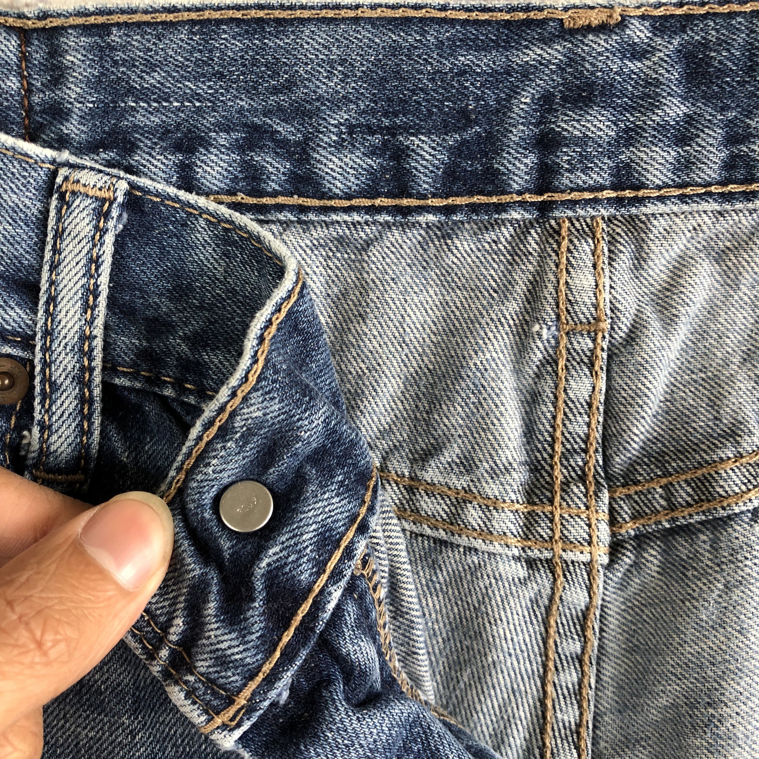 Levi's Vintage Y2k Levis Distressed Jeans Levi's Stone Wash Denim Size US 34 / EU 50 - 7 Thumbnail