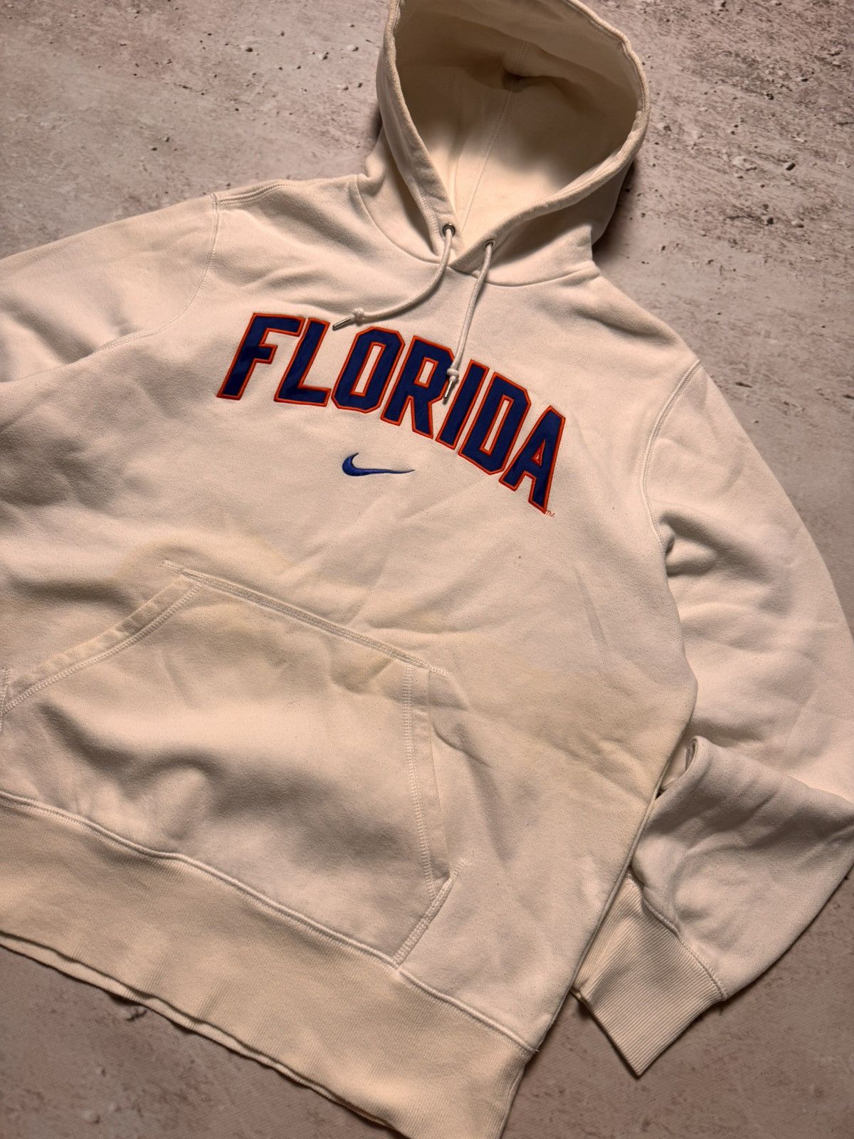 Nike × Vintage NIKE FLORIDA VINTAGE CENTER LOGO OVERSIZE BOXY HOODIE Size US XL / EU 56 / 4 - 4 Thumbnail