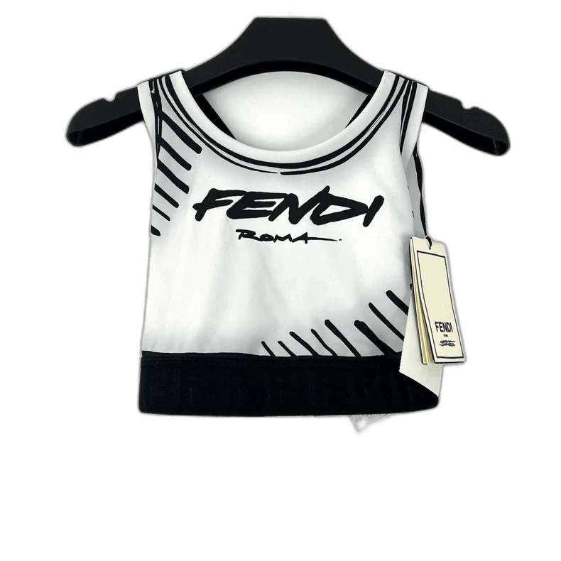 Fendi Fendi Black and White Sport Tank Top Size M / US 6-8 / IT 42-44 - 1 Thumbnail