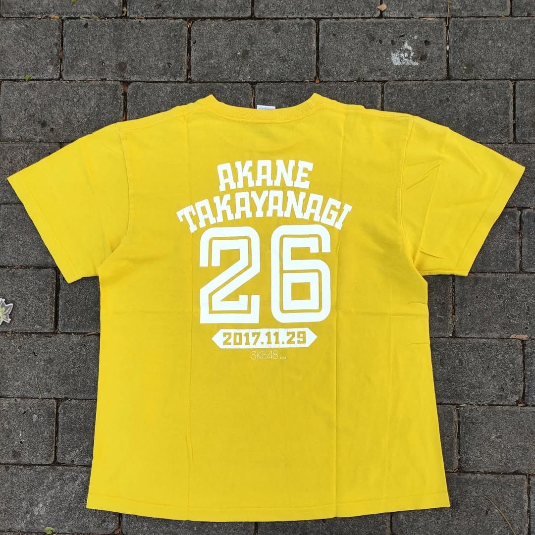 Band Tees SKE48 Akane Takayanagi Idol Tee Size US L / EU 52-54 / 3 - 5 Thumbnail