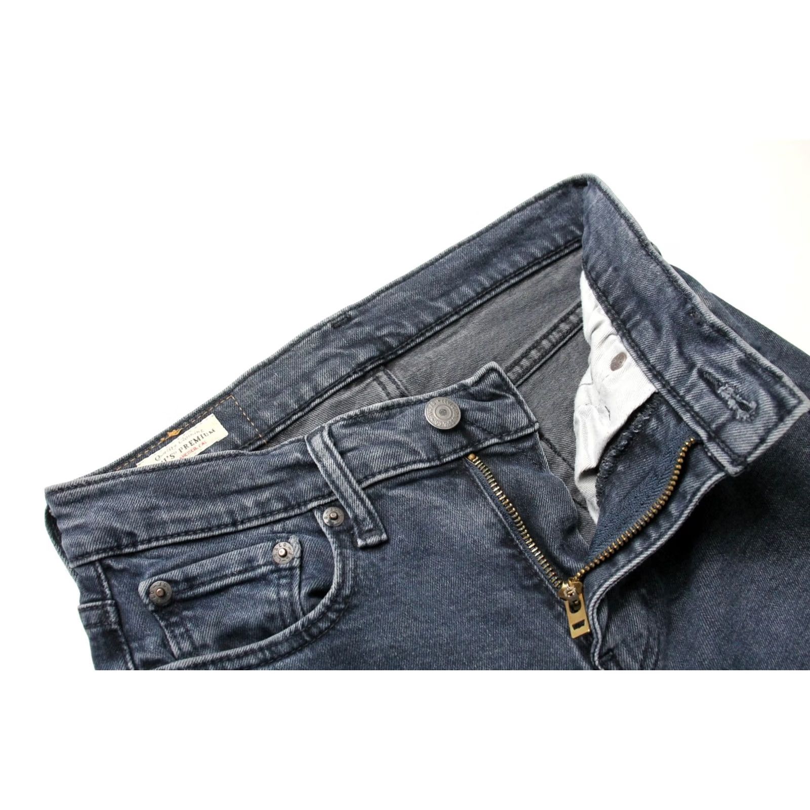 Levi's LEVI's Jeans Men's Skinny Fit Stretch Zip Fly Premium Big E 510 W27/L30 Blue Size US 27 - 4 Thumbnail
