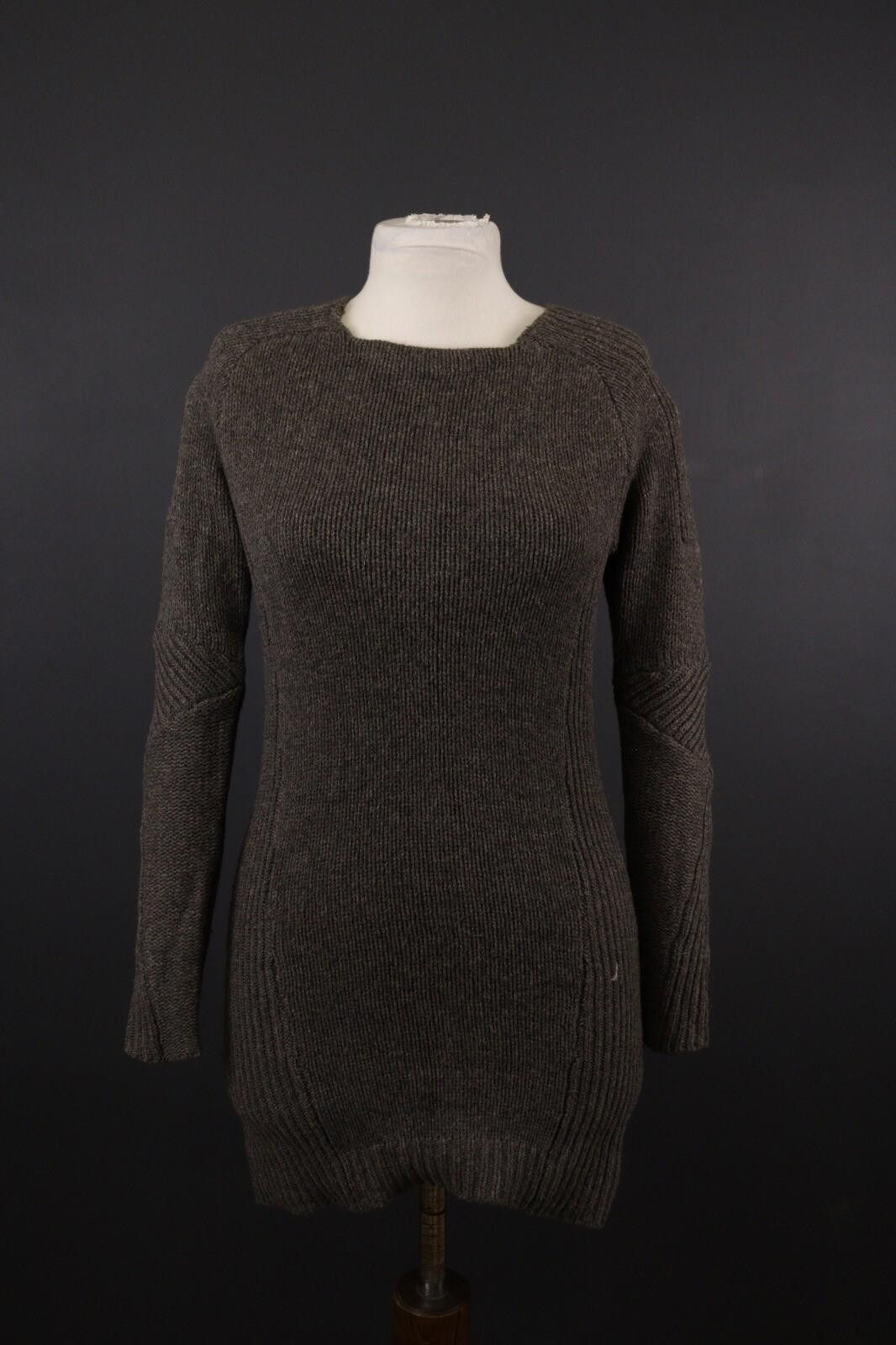 Allsaints AllSaints Gray Wool Knit Able Dress Size UK 6 / US 2 / EU 34 Size M / US 6-8 / IT 42-44 - 1 Thumbnail