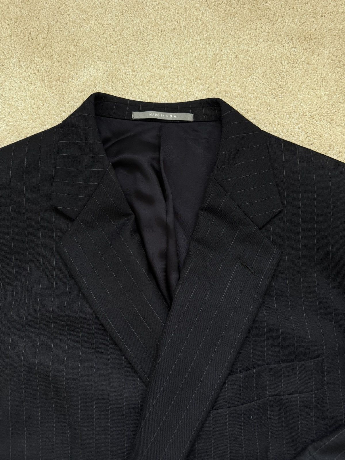 Hickey Freeman LORO PIANA X HICKEY FREEMAN TASMANIAN SUIT Size 44R - 9 Thumbnail