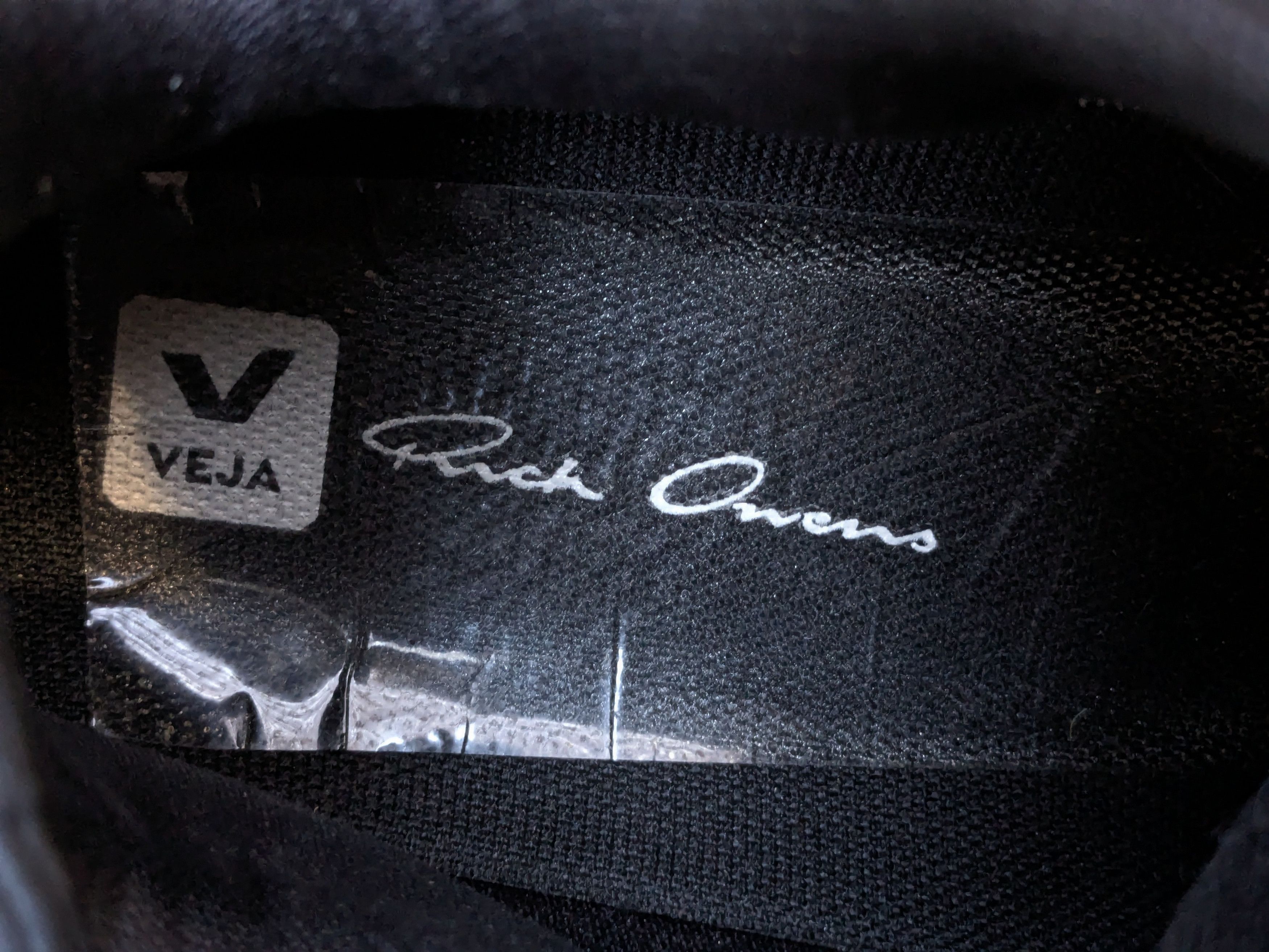 Rick Owens Rick Owens x Veja Hiking Sneakers Black 10 White Size US 10 / EU 43 - 11 Thumbnail