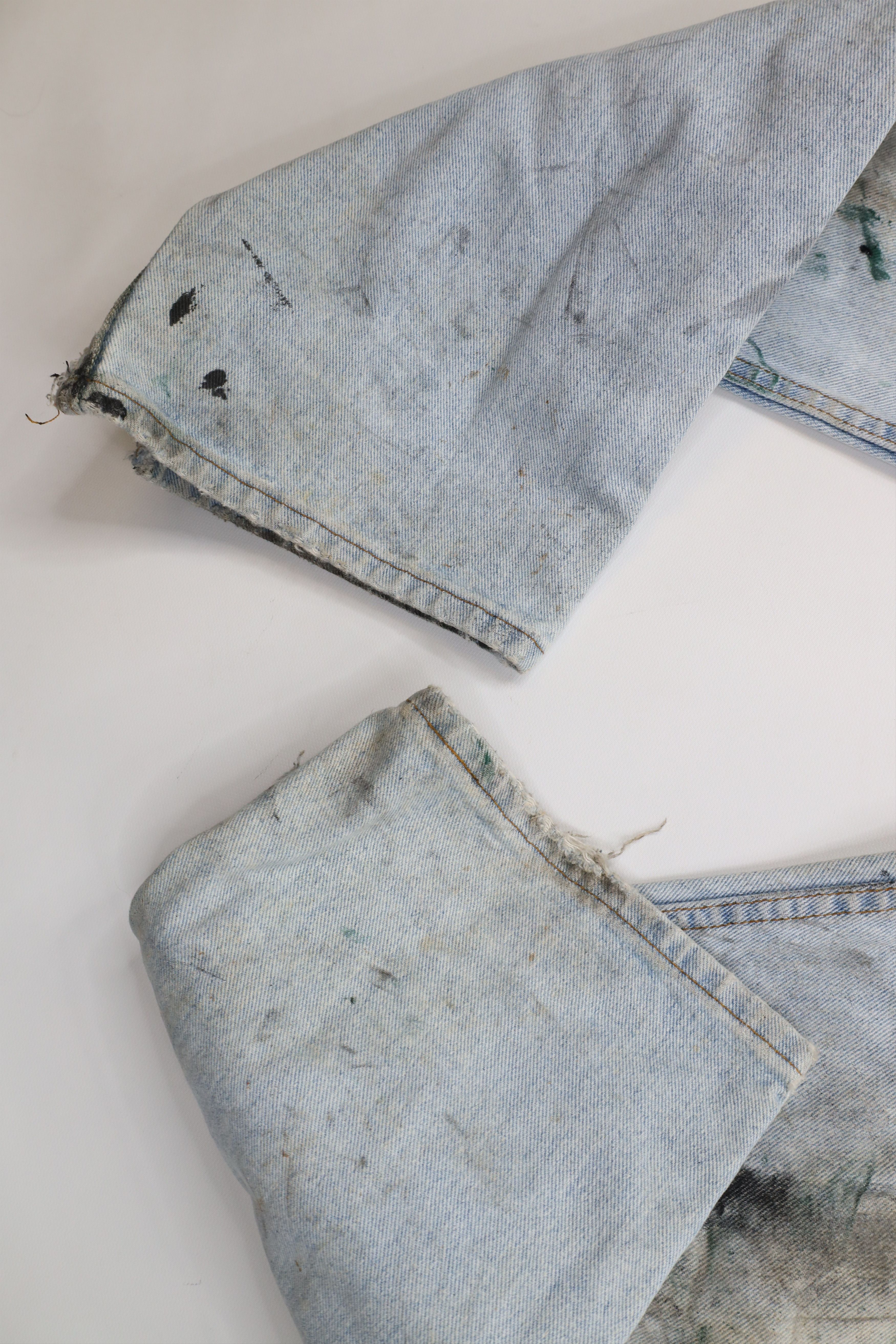 Levi's Vintage 90s Levis 554 Relaxed Fit Denim Jeans Blue USA Size US 34 / EU 50 - 7 Thumbnail