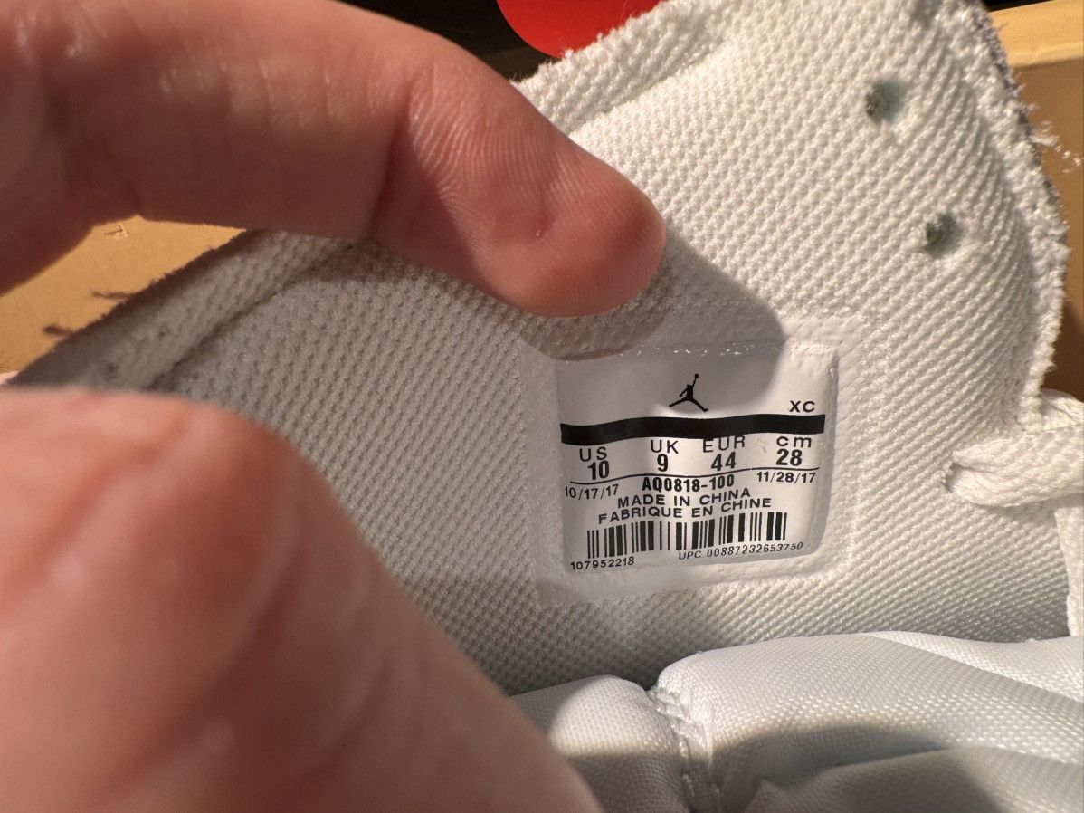 Nike × Off-White × Virgil Abloh Off White x Air Jordan 1 Retro High OG Euro Chicago Virgil Size US 10 / EU 43 - 25 Thumbnail