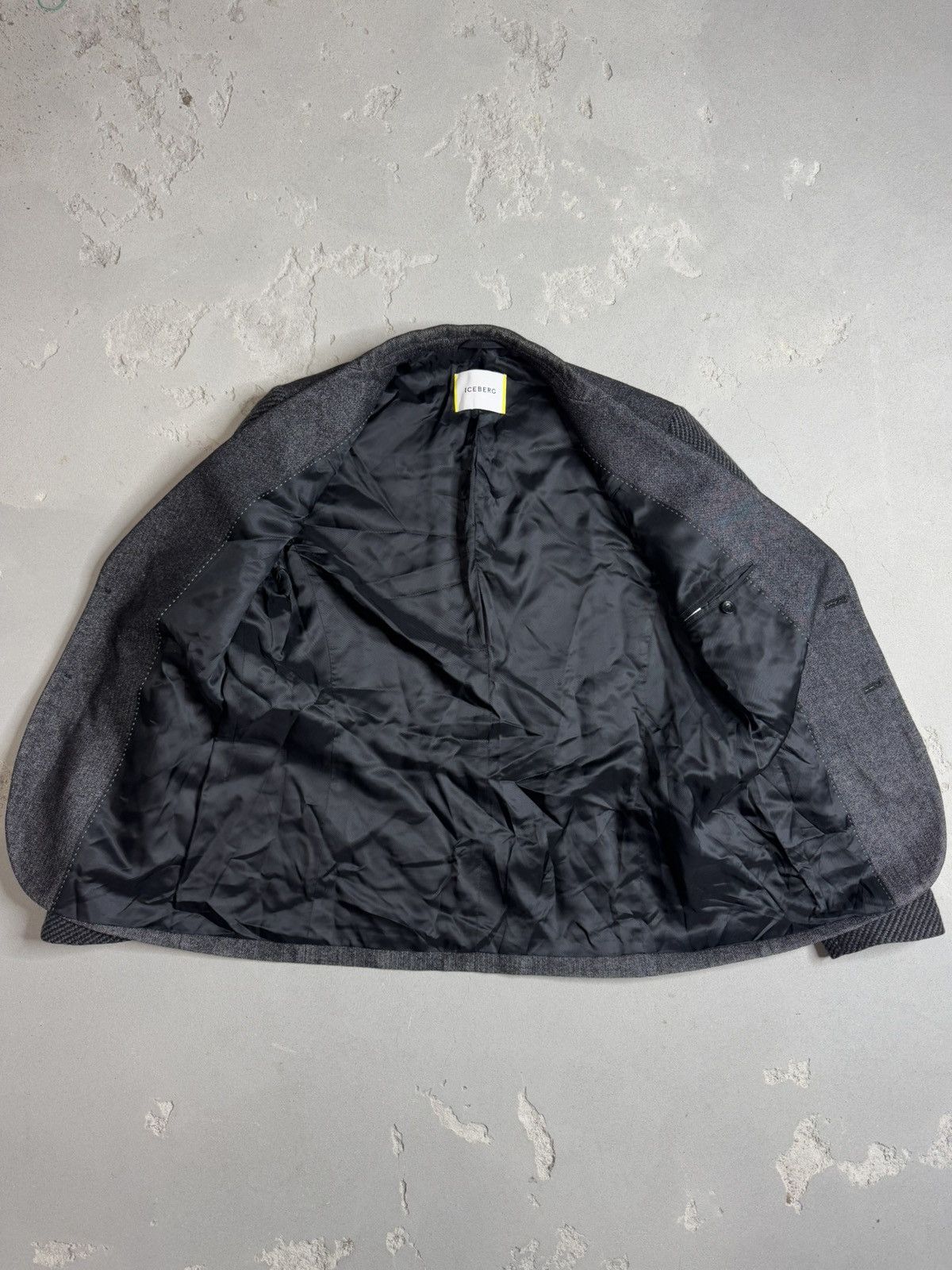 Iceberg Iceberg Made In Italy Blazer Coat Nice Design Size 52S - 6 Thumbnail