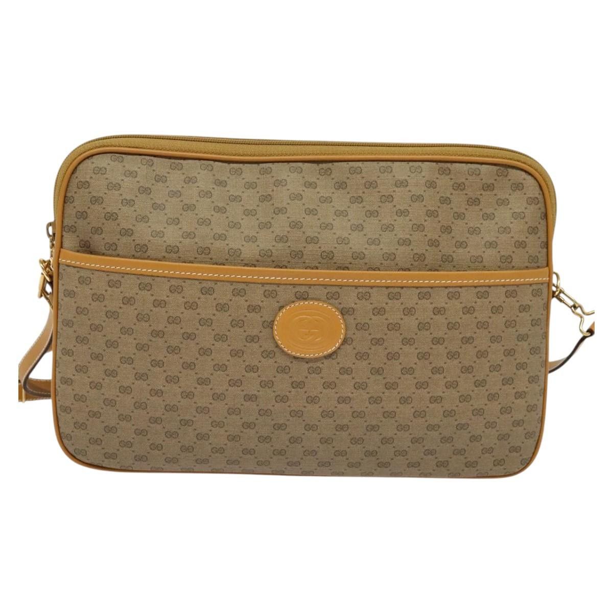 Gucci GUCCI Micro GG Supreme Shoulder Bag Pvc Beige Gold 004 89 Size ONE SIZE - 2 Thumbnail