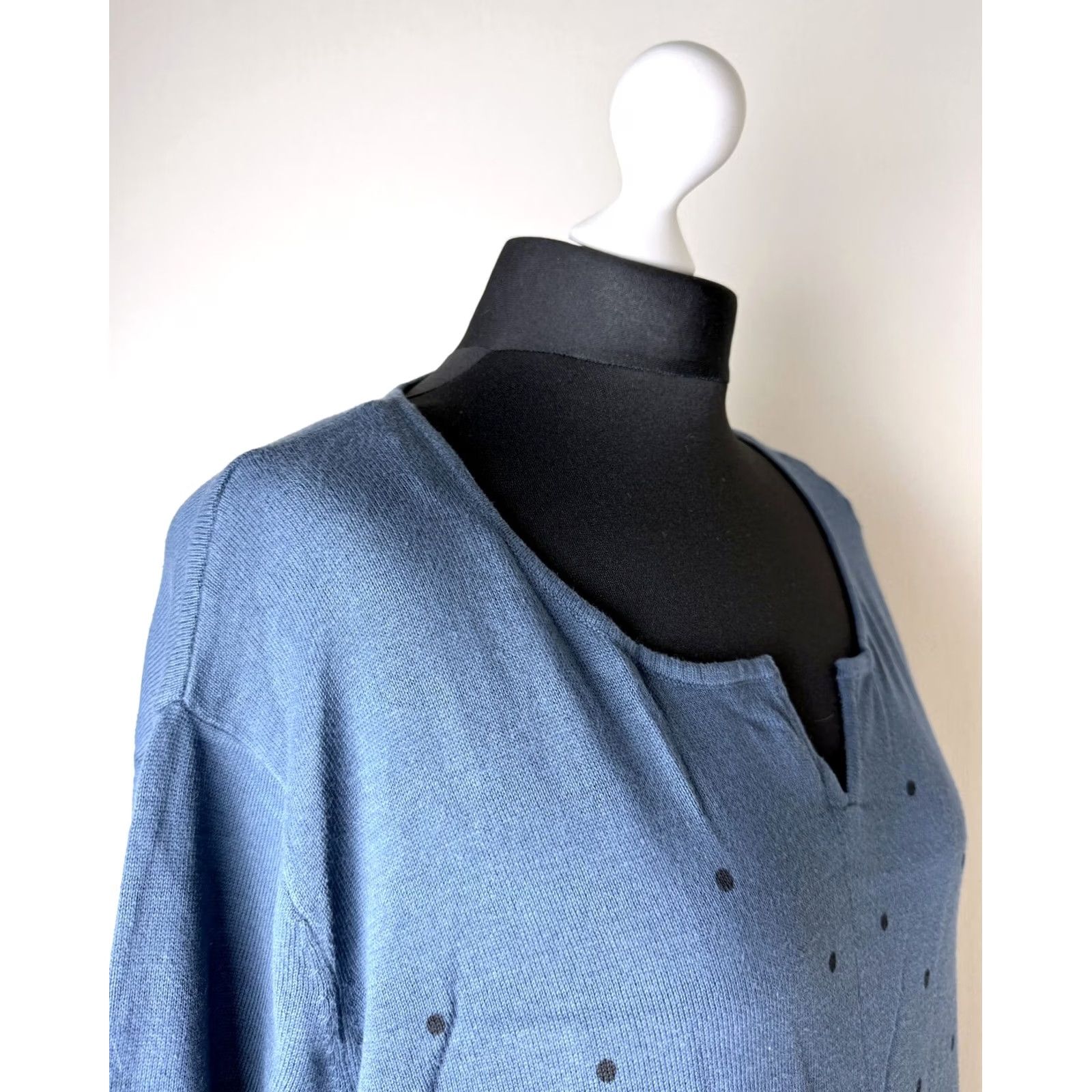 Vintage Gudrun Sjoden Dress Blue Midi XXL Womens Clothing Size XXL / US 16-18 / IT 52-54 - 5 Thumbnail