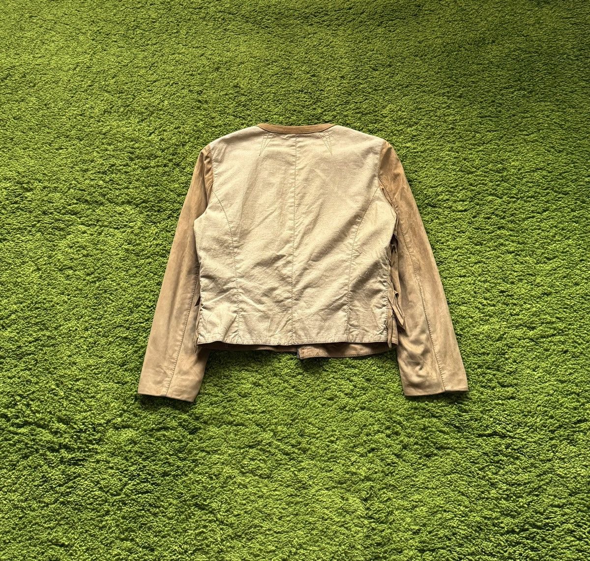 Cavalli Class × Just Cavalli × Roberto Cavalli Cavalli class 2000s vintage suede leather patchwork jacket Size M / US 6-8 / IT 42-44 - 3 Thumbnail