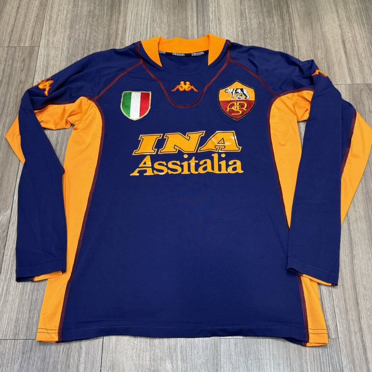 Kappa Roma 01/02 third longsleeves away shirt Size US M / EU 48-50 / 2 - 1 Thumbnail