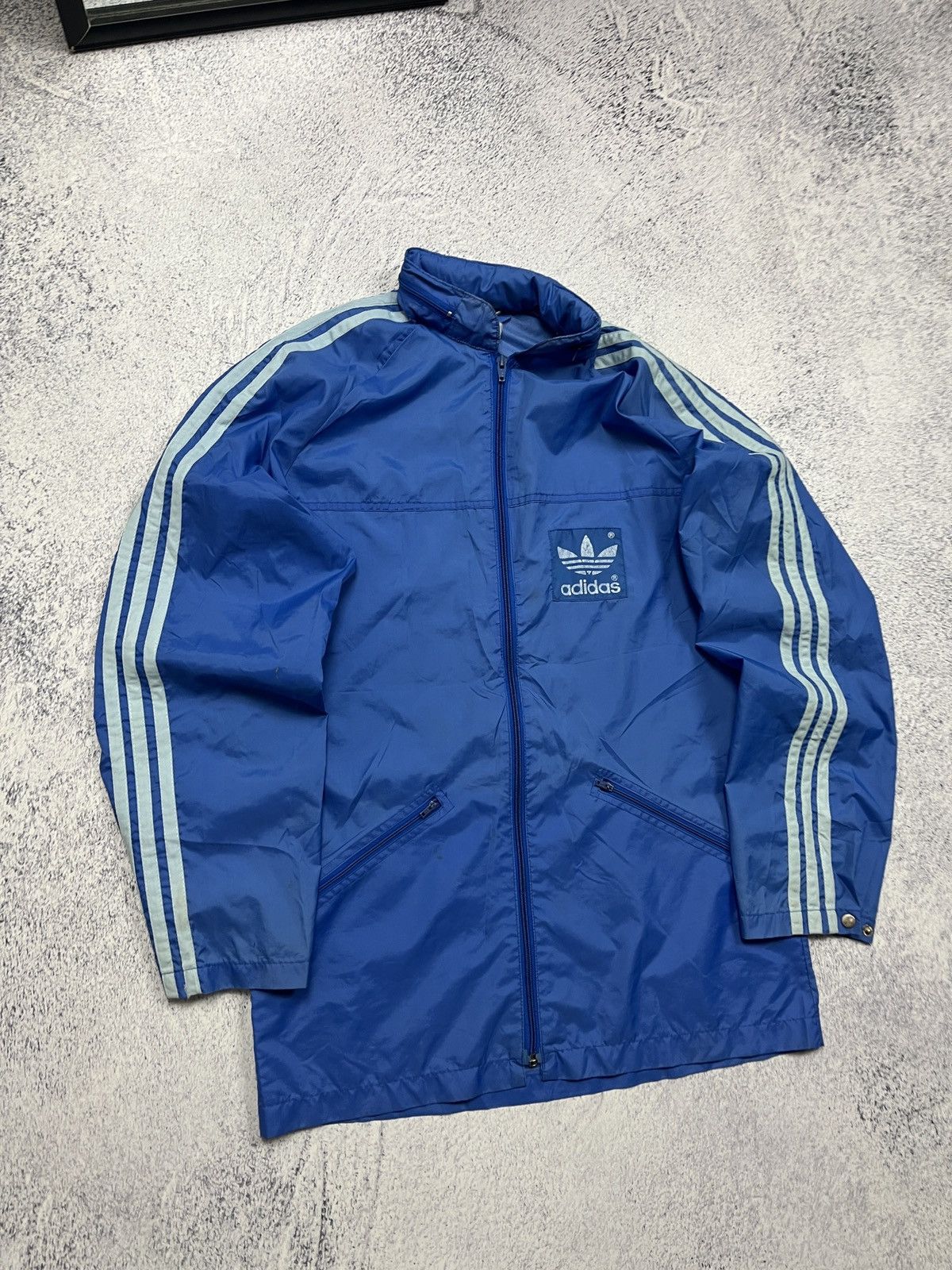 Adidas × Vintage Vintage Adidas 90’s Windbreaker Nylon Track Jacket Rare Y2k Size US S / EU 44-46 / 1 - 4 Thumbnail