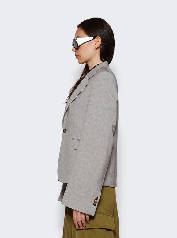 Loewe o1w1db10426 Blazers in Gray Size M / US 6-8 / IT 42-44 - 3 Thumbnail