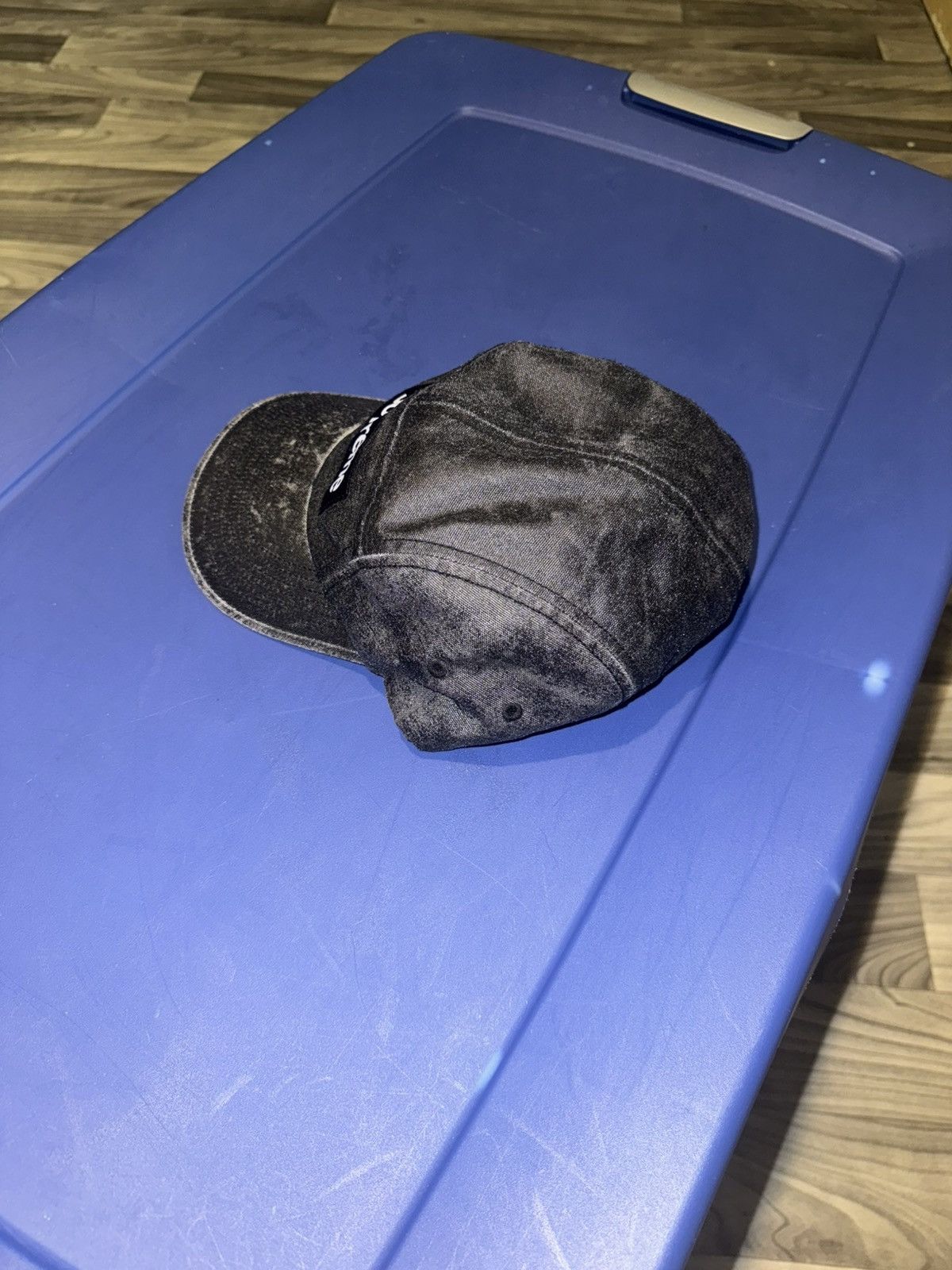 Supreme 2024 Supreme Coated Denim Cap ‘Black’ Size ONE SIZE - 4 Thumbnail