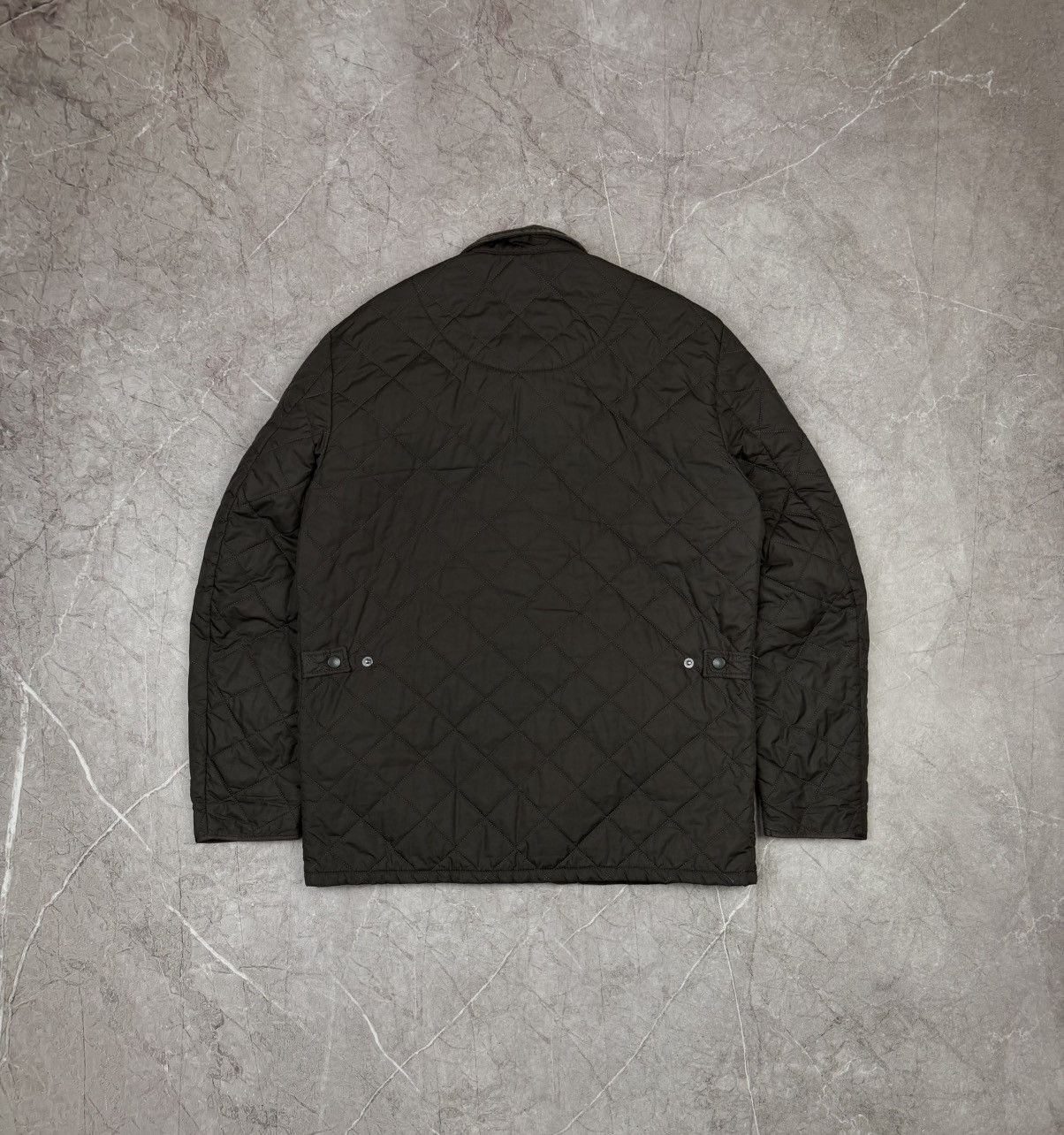 Barbour Vintage Barbour Sportquilt Jacket w/ Leather Trim & Corduroy Size US M / EU 48-50 / 2 - 4 Thumbnail