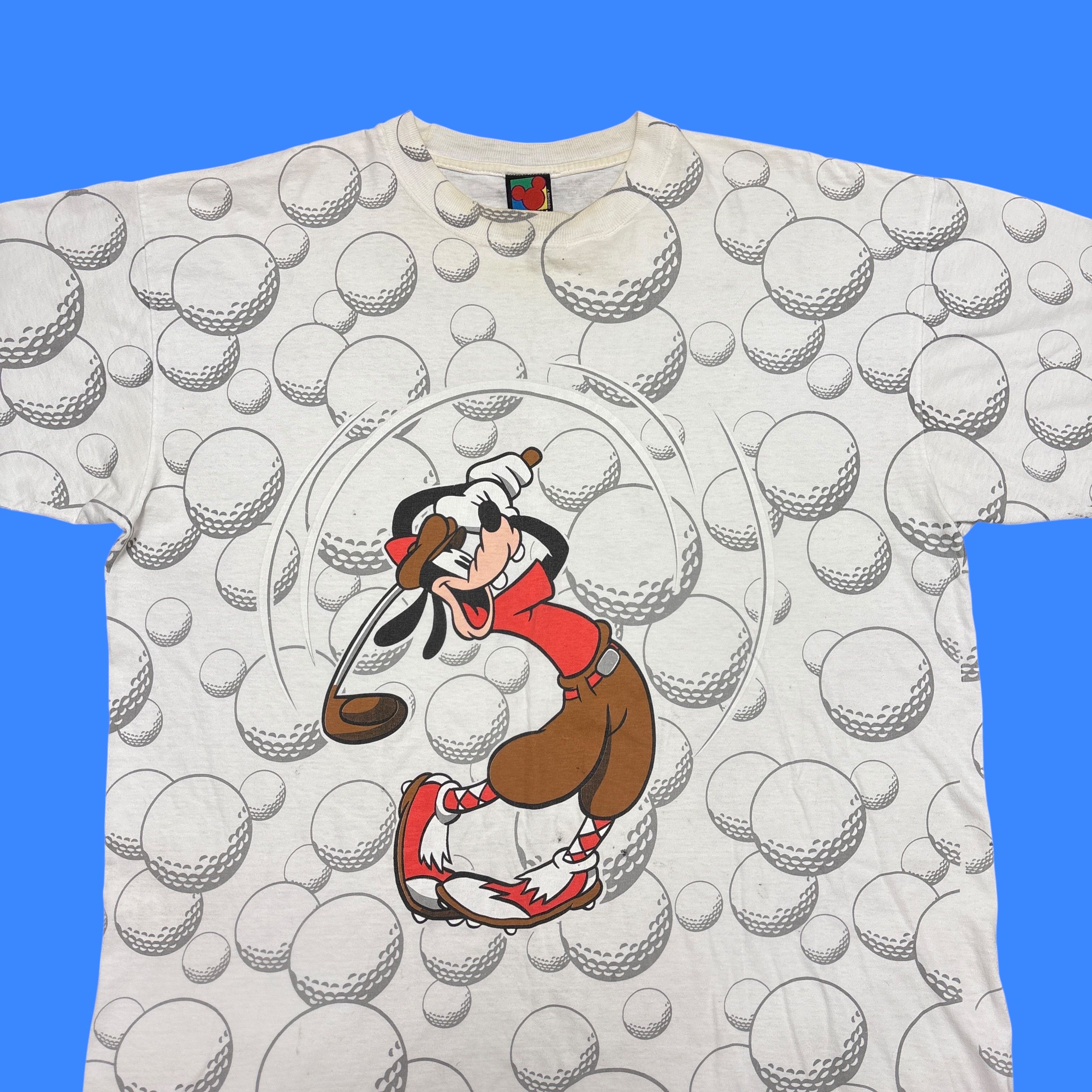 Disney Vintage Disney Shirt 90s Goofy All Over Print Cartoon Mickey Size US XL / EU 56 / 4 - 2 Thumbnail