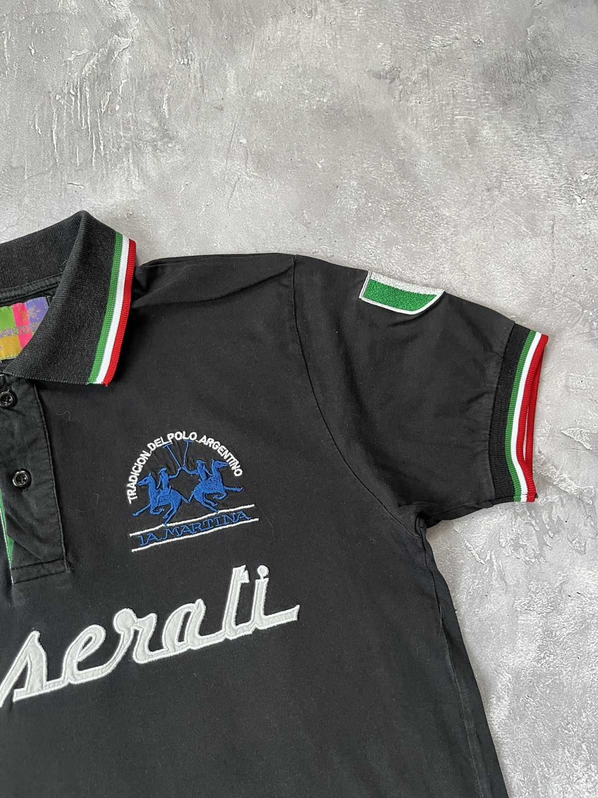 La Martina Vintage La Martina Maserati big logo rugby shirt Size US S / EU 44-46 / 1 - 3 Thumbnail