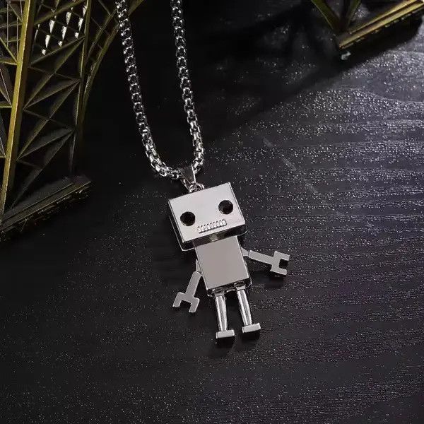 Jewelry Chihiro x Ayano Cube Robot Pendant Necklace Size ONE SIZE - 1 Thumbnail