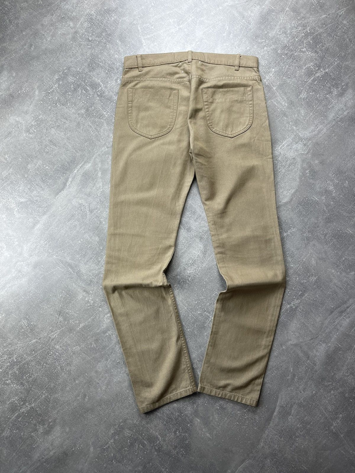 Maison Margiela Maison Martin Margiela Line 10 Beige Slim Denim Pants Size US 30 / EU 46 - 2 Thumbnail