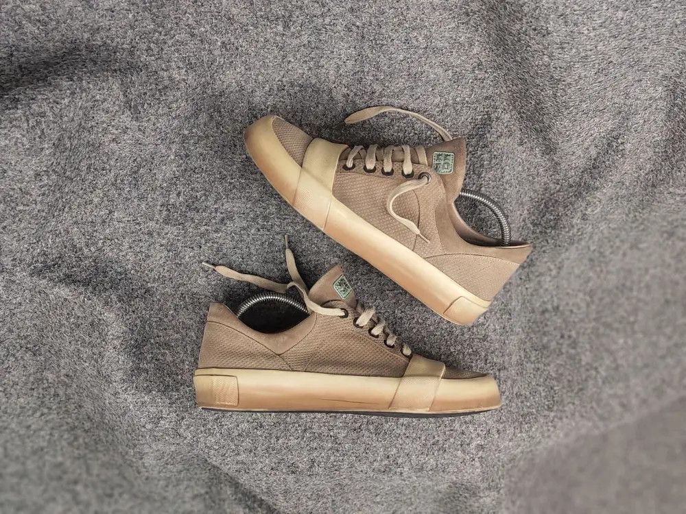 Moma Vintage Suede leather sneakers gradient sole Shoes