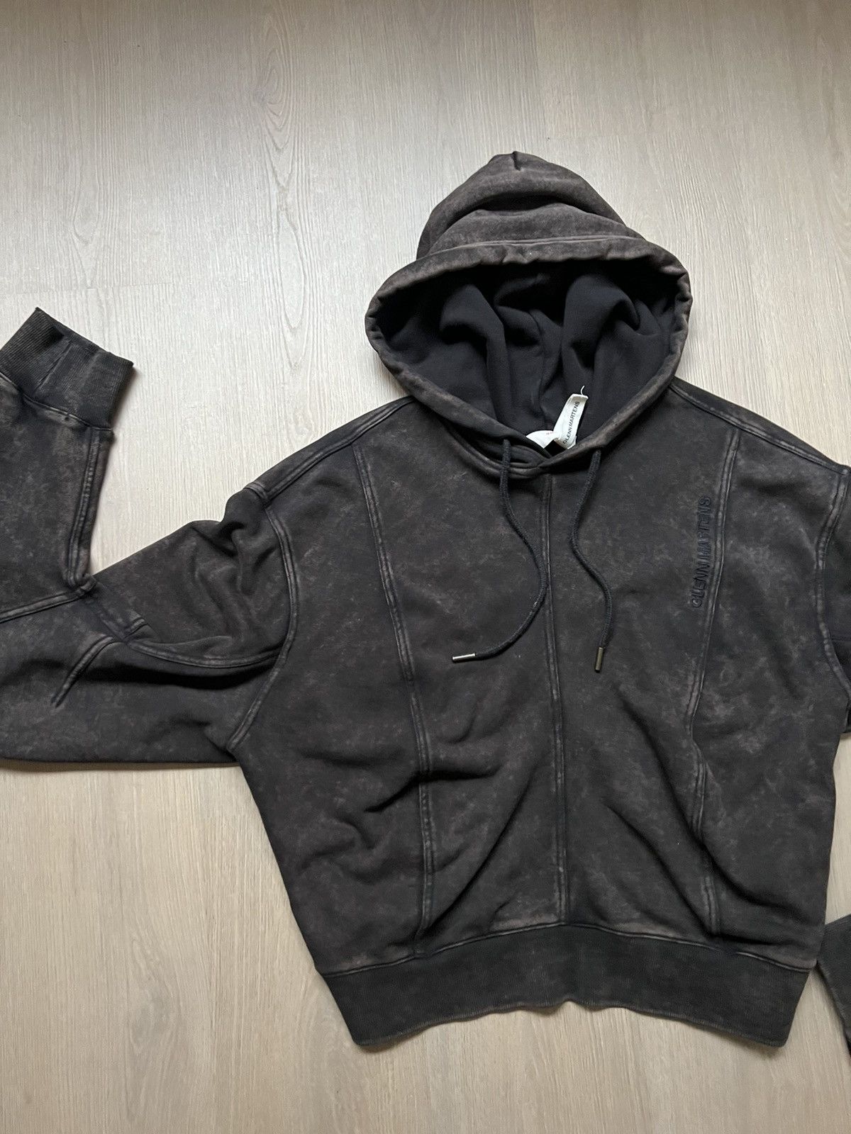 H&M GLENN MARTENS x H&M LIMITED CROPPED HOODIE Size US L / EU 52-54 / 3 - 7 Thumbnail