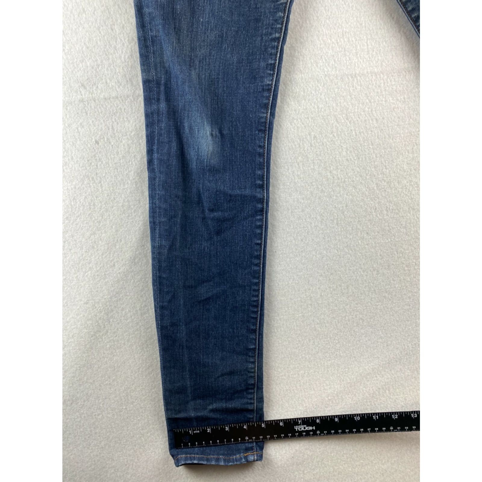 Vans VANS Jeans Womens 7 Blue Skinny High Rise Stretch Denim Dark Wash Pants Womens Jeans Skinny 7 Blue Dark Wash VANS Size 28" / US 6 / IT 42 - 6 Thumbnail