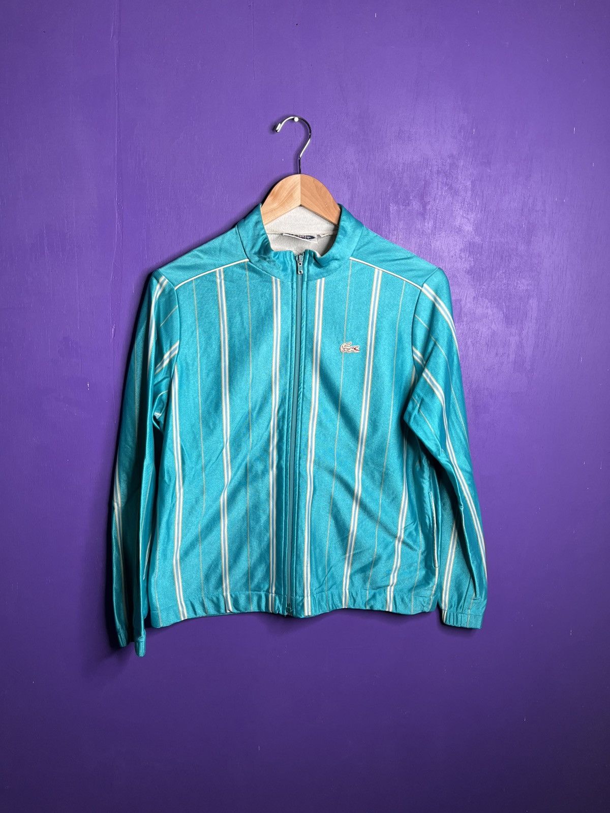 Lacoste × Vintage Vintage 80s IZOD Lacoste striped jacket Size US S / EU 44-46 / 1 - 1 Thumbnail