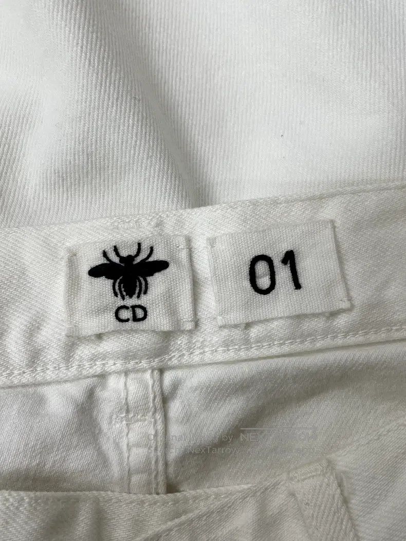 Dior Dior White trouser leg letter jeans Size 42" / US 20 - 4 Thumbnail