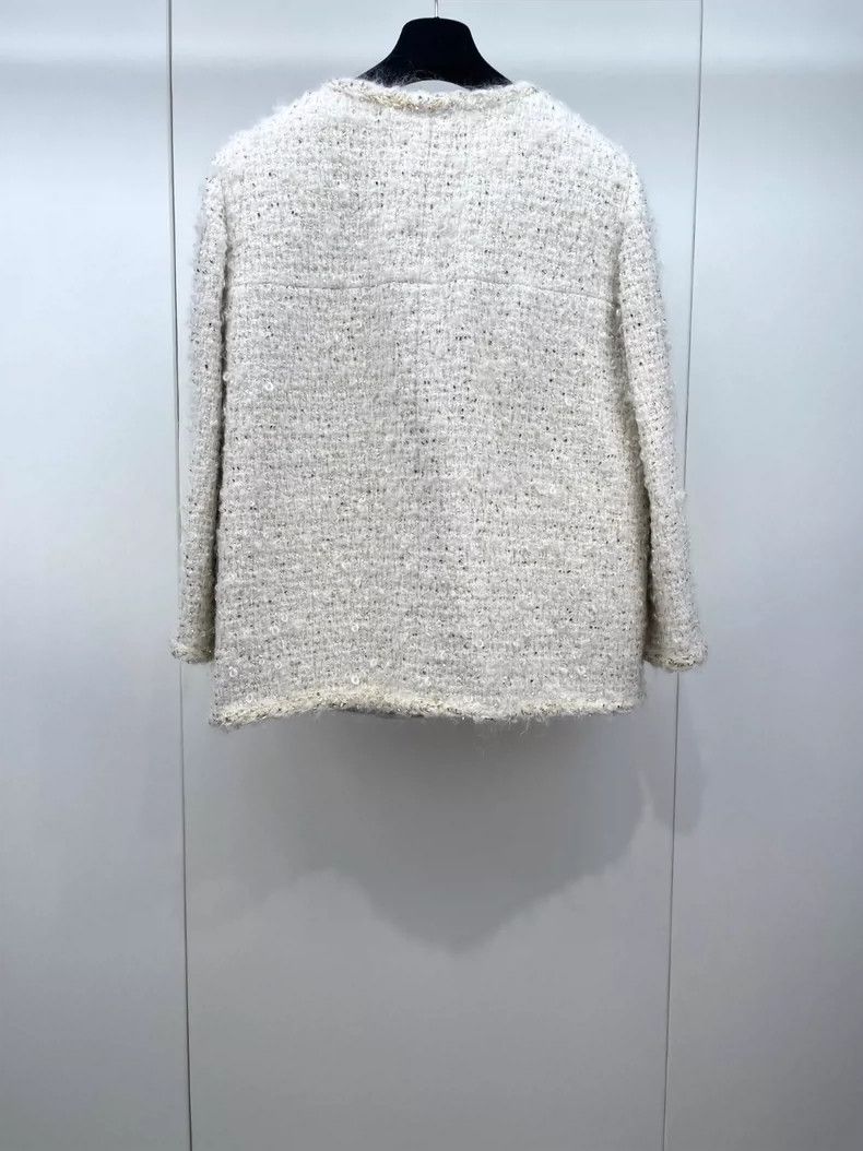Chanel Chanel Egyptian series white gold silhouette jacket 2504-Ne Size XS / US 0-2 / IT 36-38 - 2 Thumbnail