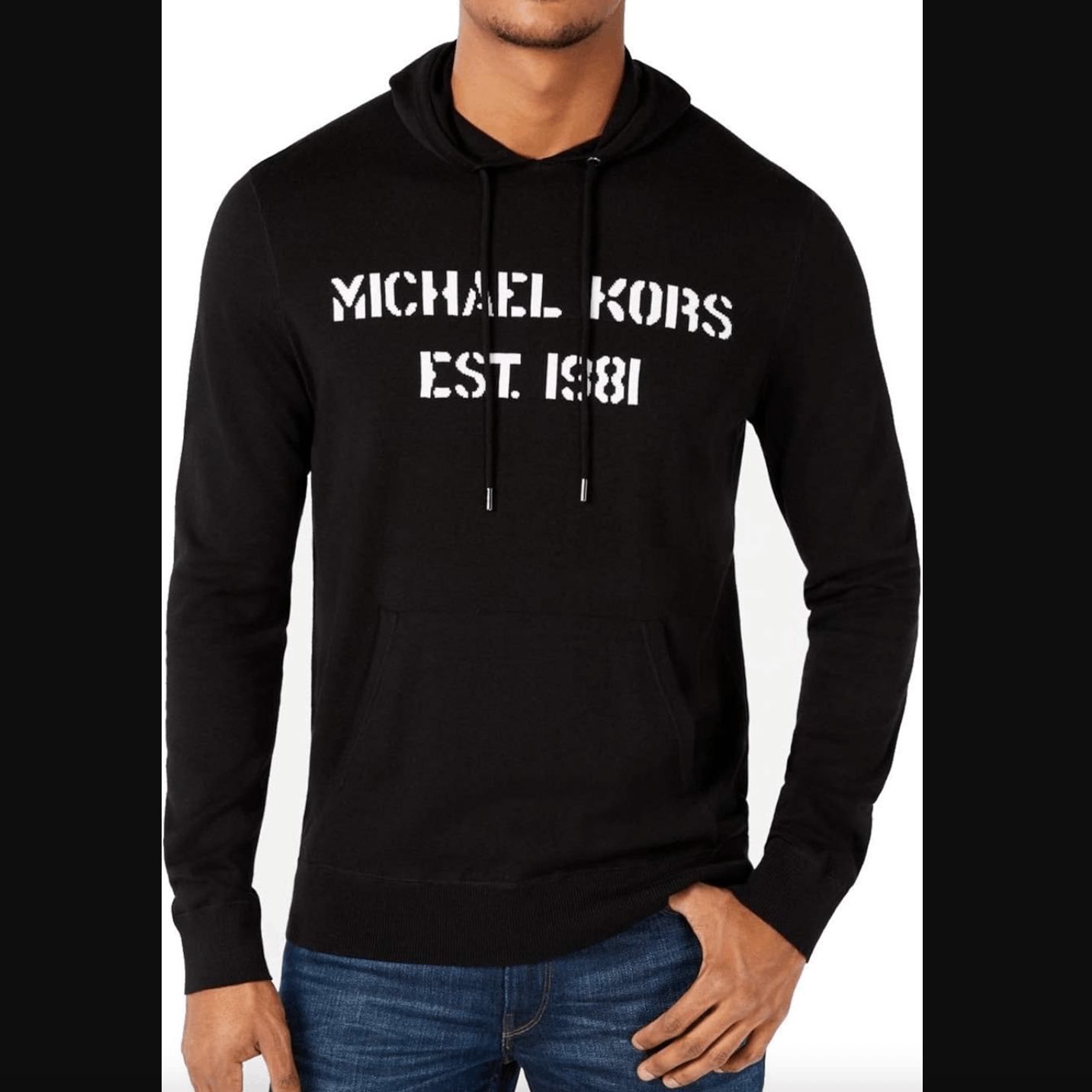 $178 NWT 2022 Logo Print Cotton Hooded Sweatshirt