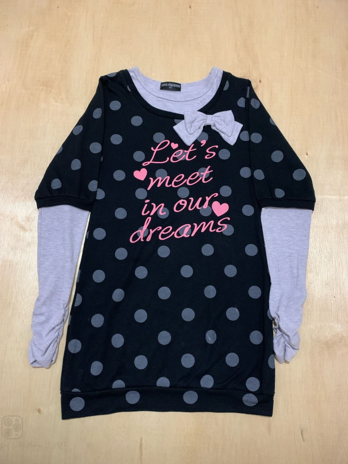 Hysteric Glamour × If Six Was Nine × Japanese Brand Y2k Cute Paradise Polkadot Sweatshirt Size ONE SIZE - 1 Thumbnail