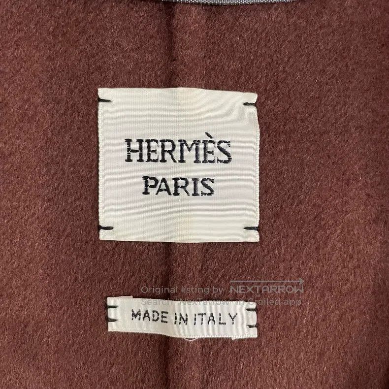 Hermes Hermes Burgundy Collar Long Coat Size XS / US 0-2 / IT 36-38 - 5 Thumbnail
