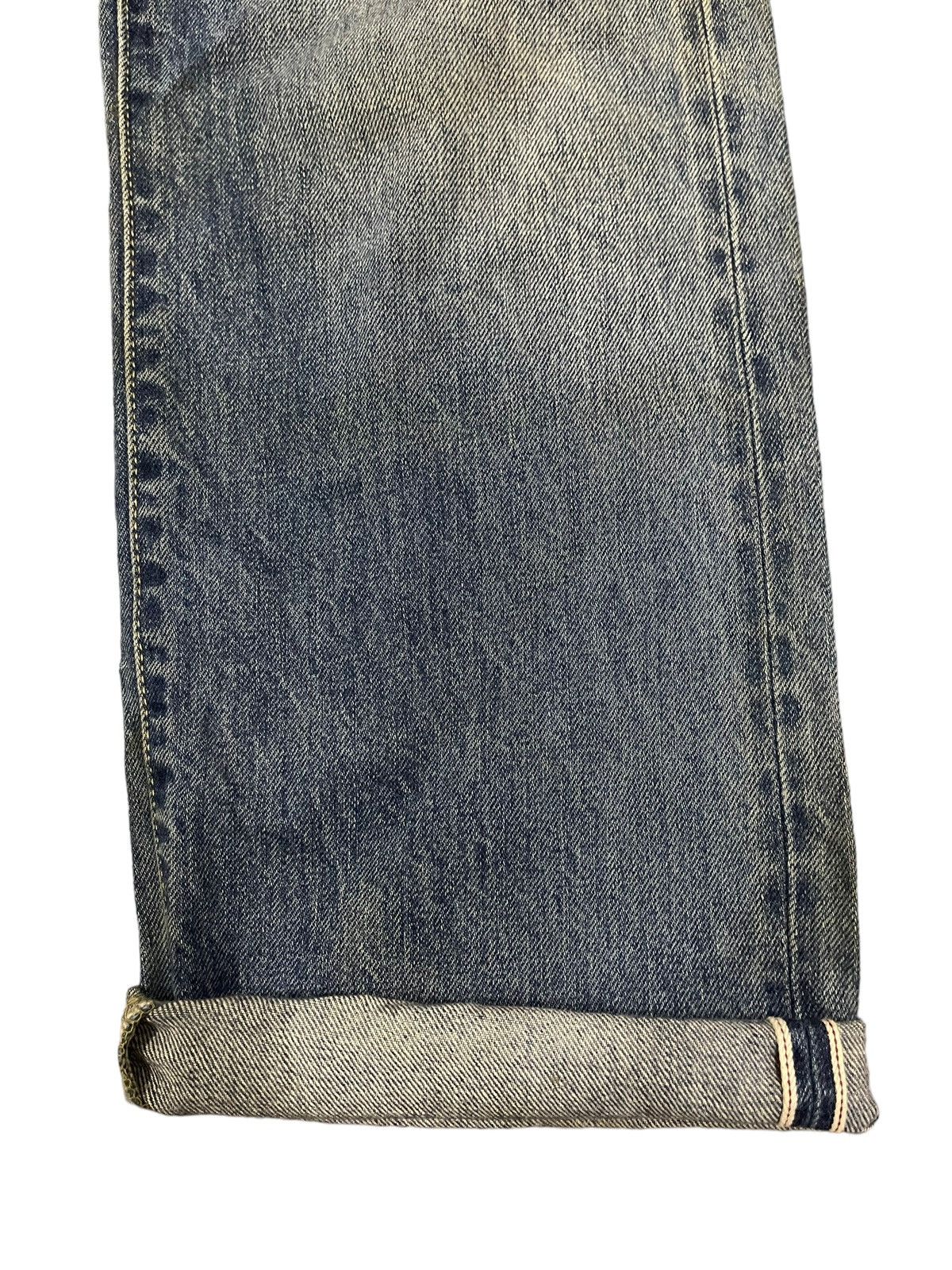 Uniqlo Vintage Japanese Uniqlo Selvage Blue Wash Distressed Jeans Size US 32 / EU 48 - 8 Thumbnail