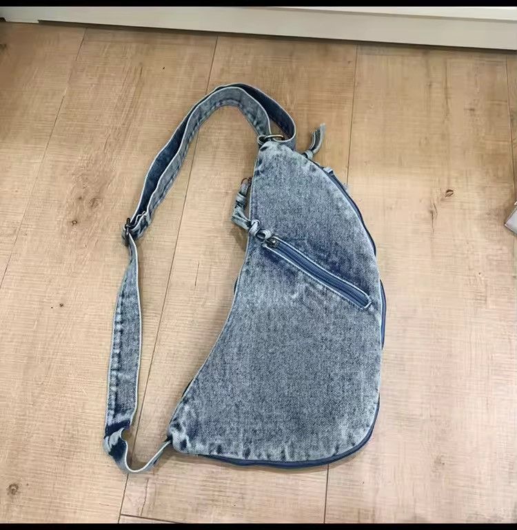Vintage Denim Crossbody Bag Size ONE SIZE - 4 Thumbnail