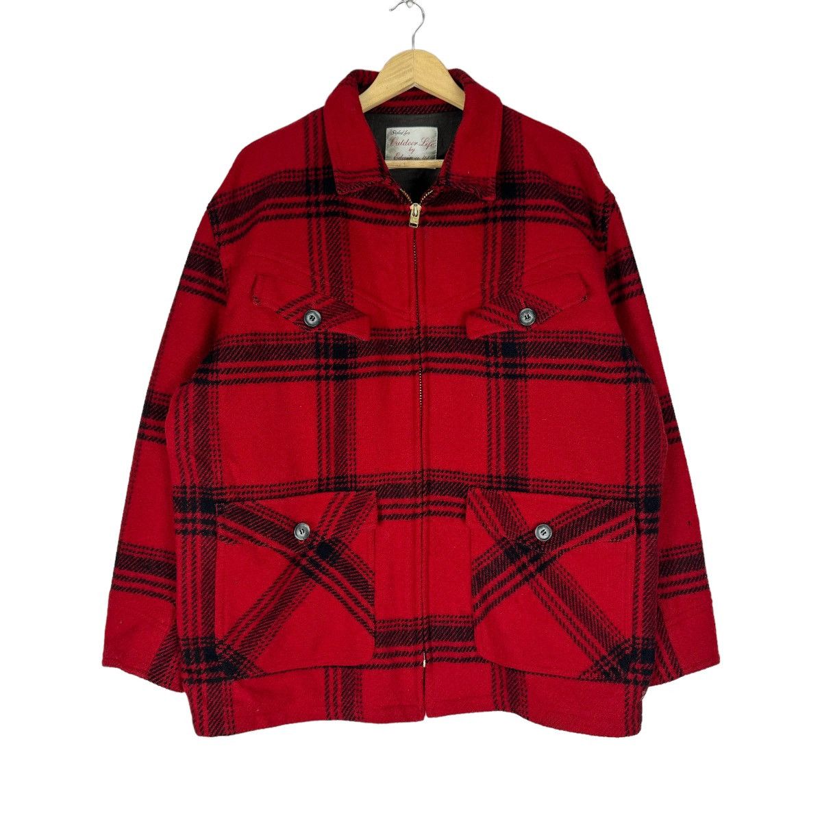 Edwin ☀️VTG EDWIN MACKINAW TARTAN BUTTON JACKET LIKE FILSON Size US L / EU 52-54 / 3 - 2 Thumbnail