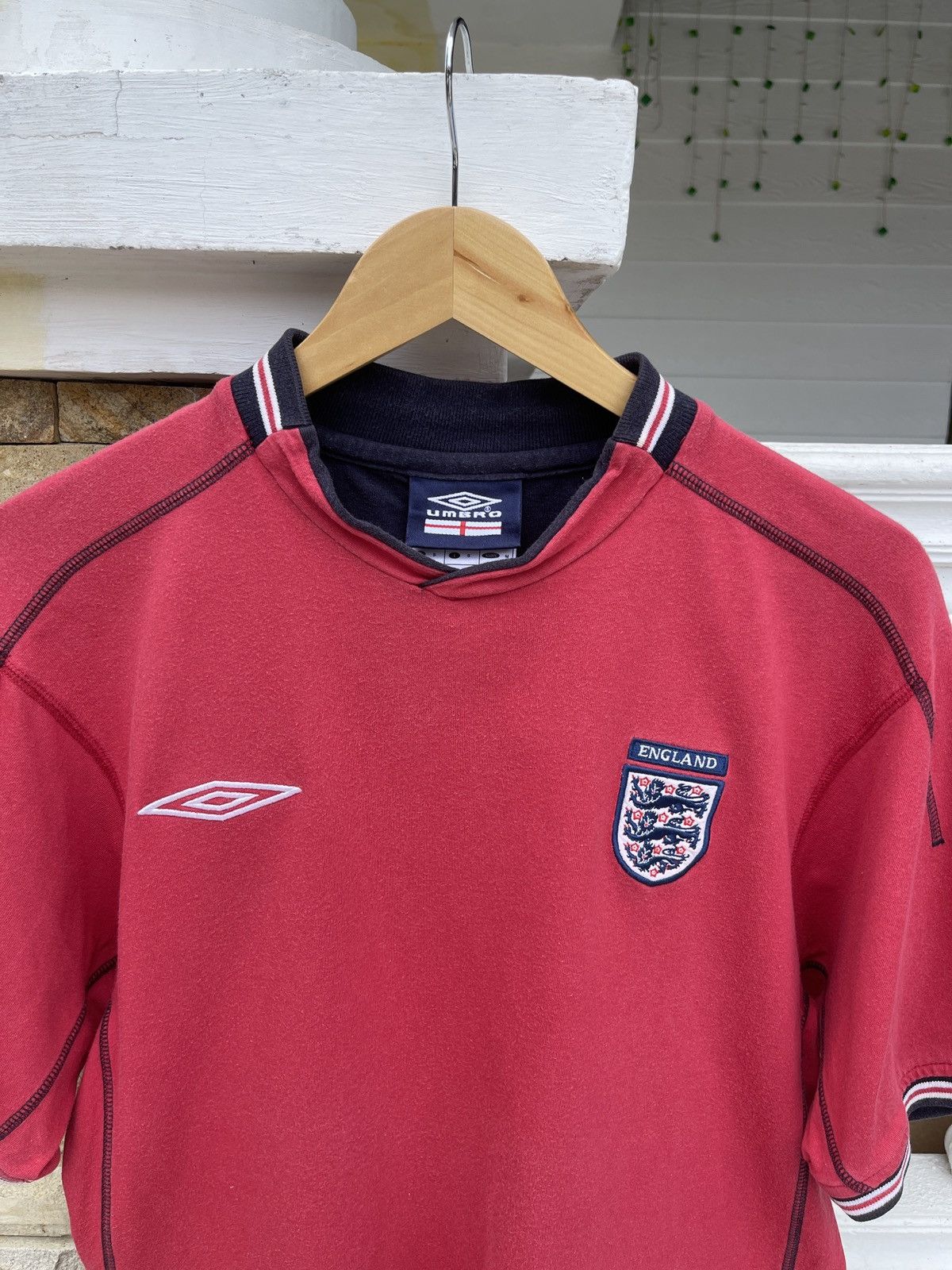 Umbro Last Drop🔥Rare🔥Vintage Y2K ENGLAND Cotton T Shirt Size US L / EU 52-54 / 3 - 2 Thumbnail