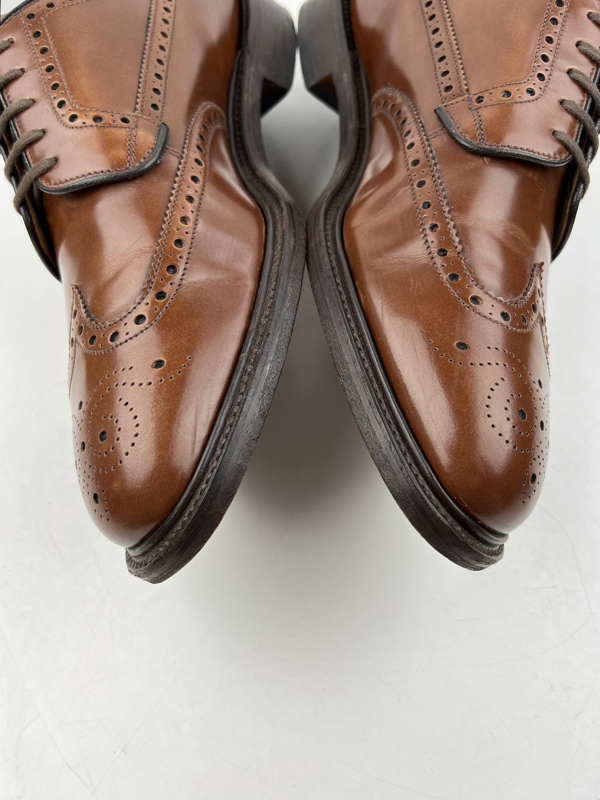 Loake LOAKE Brogues Leather Shoes Made in England Brown Men’s Size US 12 / EU 45 - 10 Thumbnail
