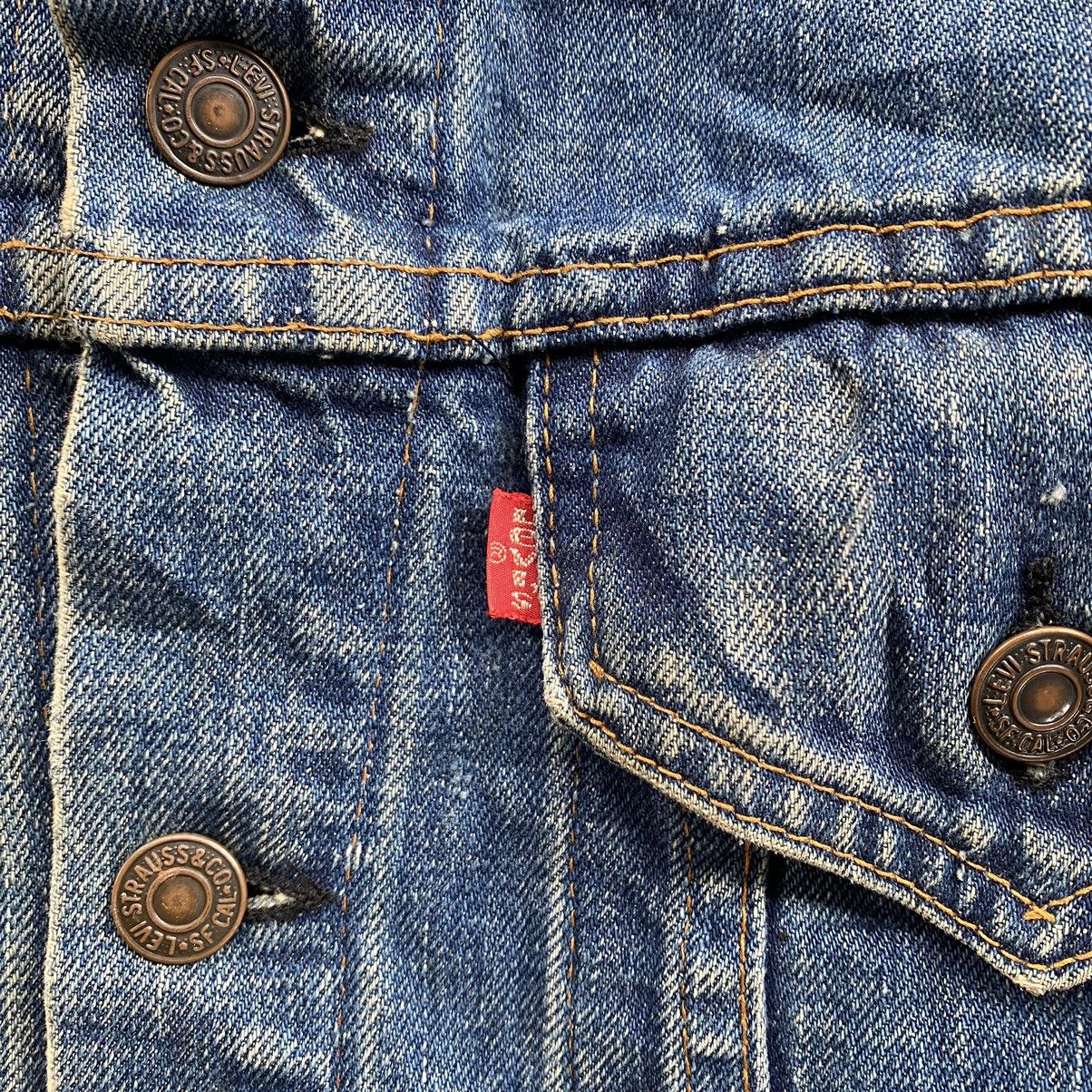 Levi's Distressed Vintage LEVI'S Denim Trucker Jacket Size US S / EU 44-46 / 1 - 5 Thumbnail