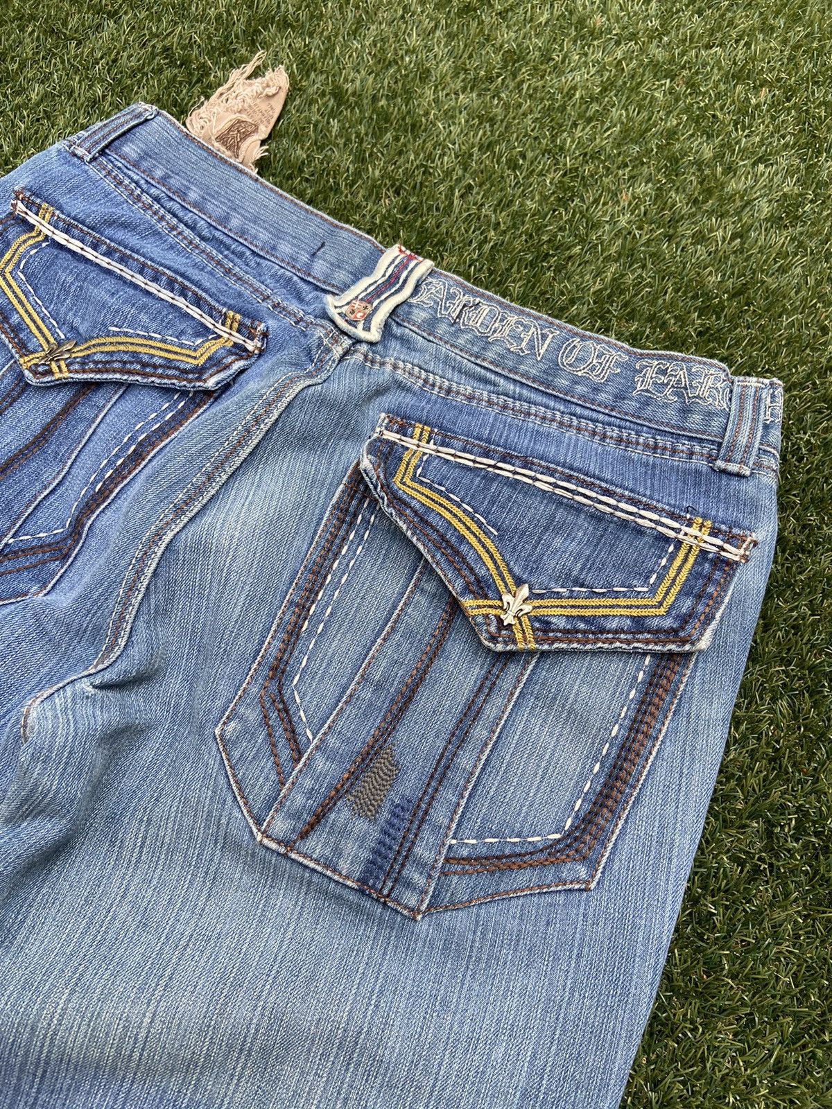 Vintage VTG 00’s / Y2K Embroidered Dagger Mens Jeans Size US 30 / EU 46 - 4 Thumbnail