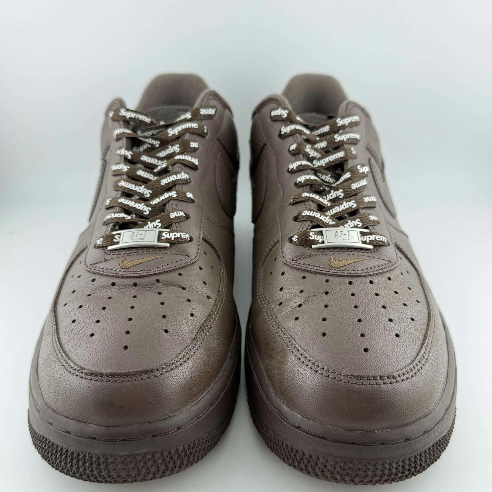 Nike og box Nike AF-1 Supreme Brown 9.5 Used No Box CU9225-200 Size US 9.5 / EU 42-43 - 3 Thumbnail